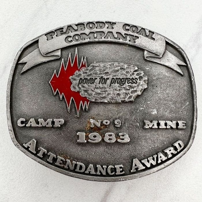 Vintage Peabody Coal Company 1983 Camp Mine Attendance Award Grailed
