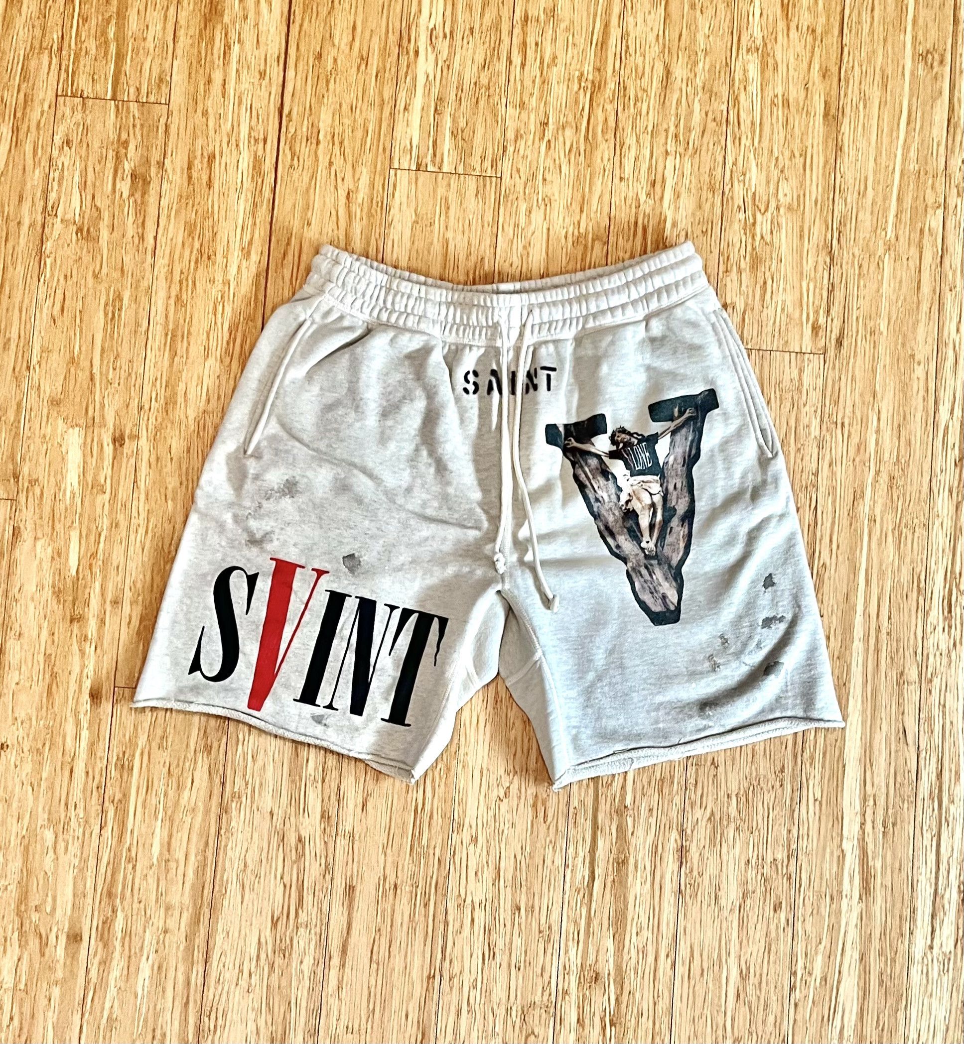 saint michael vlone ハーフパンツS