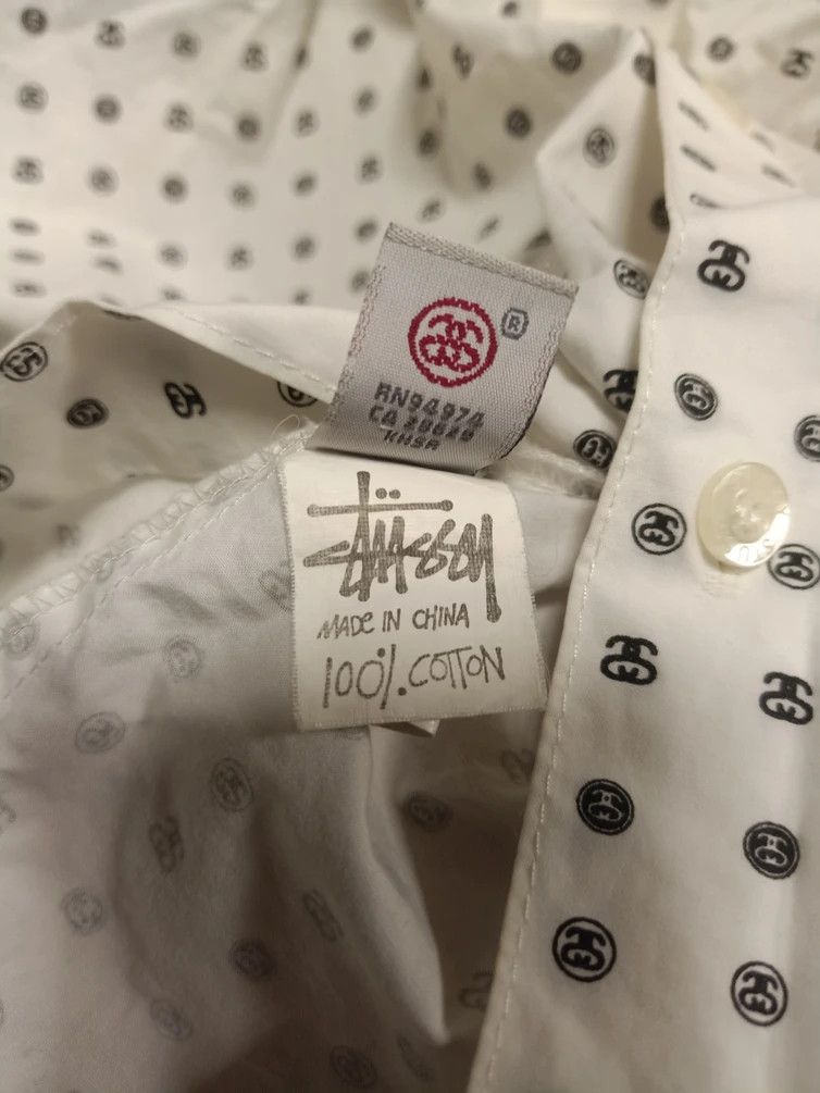 Stussy × Vintage vintage stussy button ups full print very rare Size US S / EU 44-46 / 1 - 7 Thumbnail