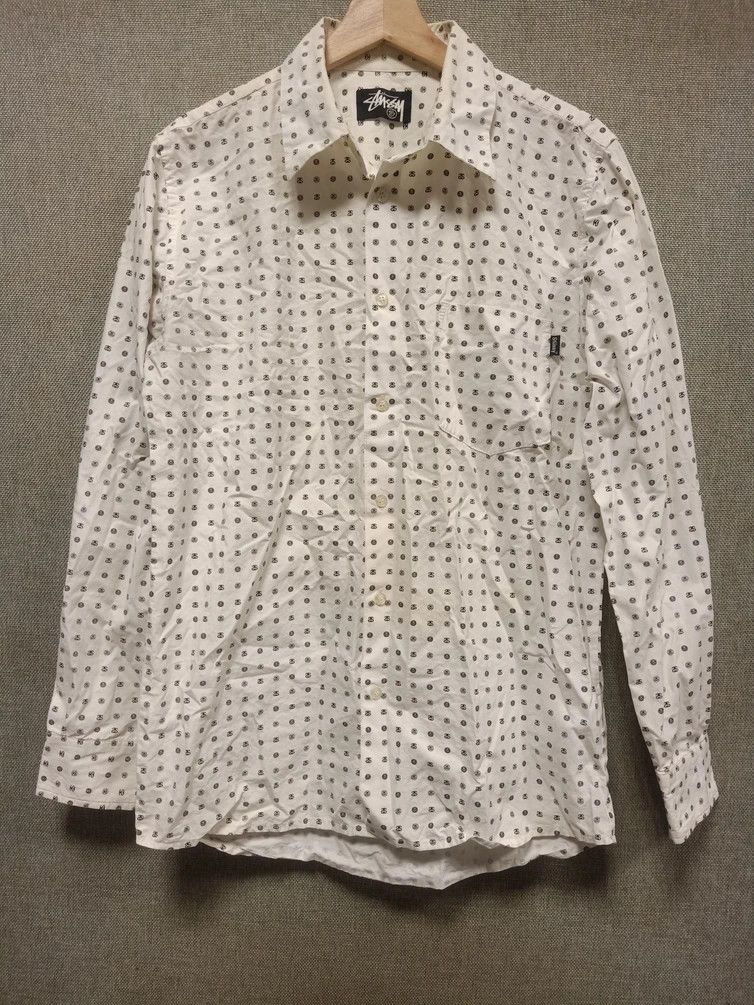 Stussy × Vintage vintage stussy button ups full print very rare Size US S / EU 44-46 / 1 - 1 Thumbnail