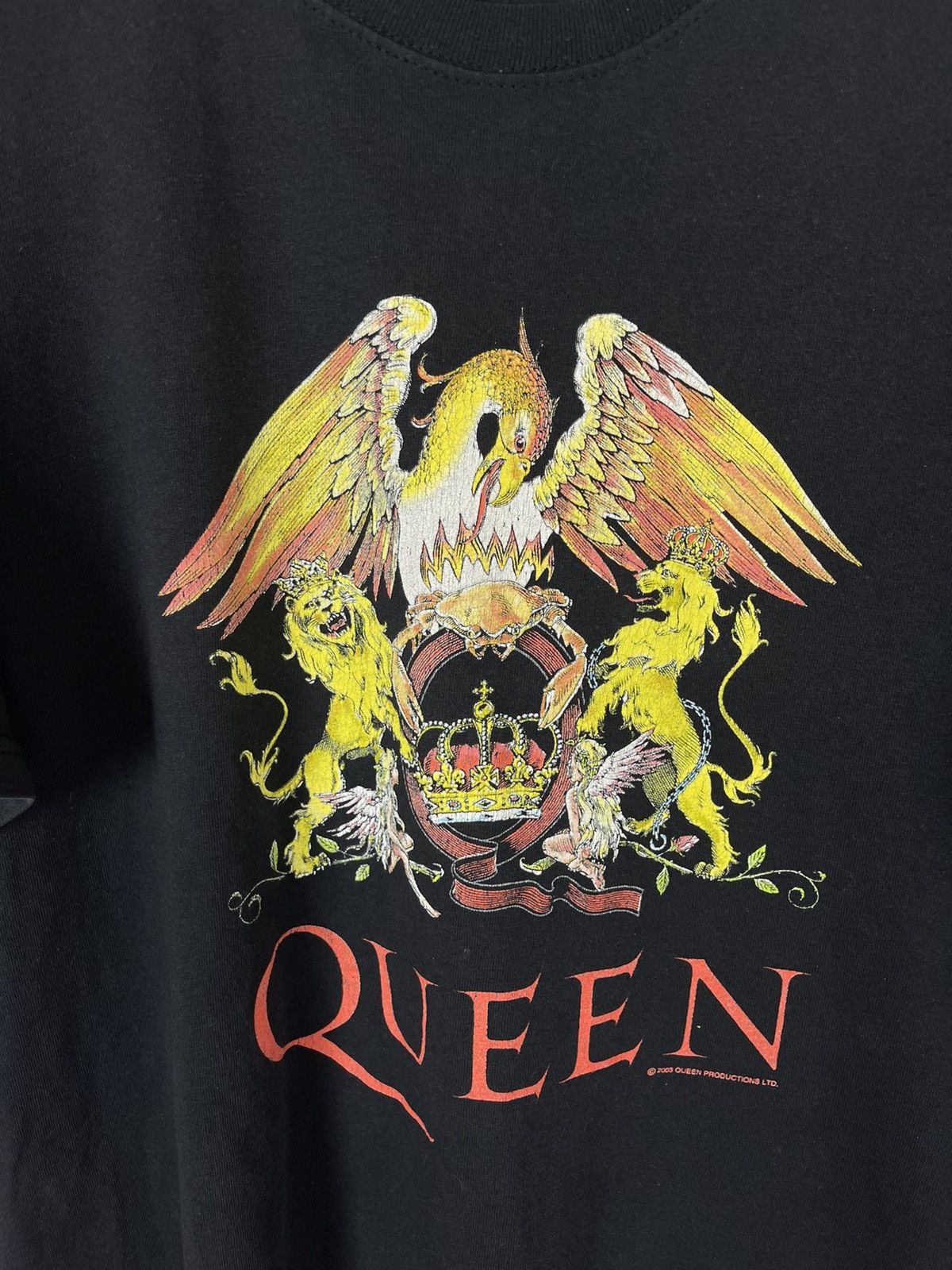 Band Tees FOTL vintage 2003 Queen rare big logo band tee shirt Size US XL / EU 56 / 4 - 5 Thumbnail