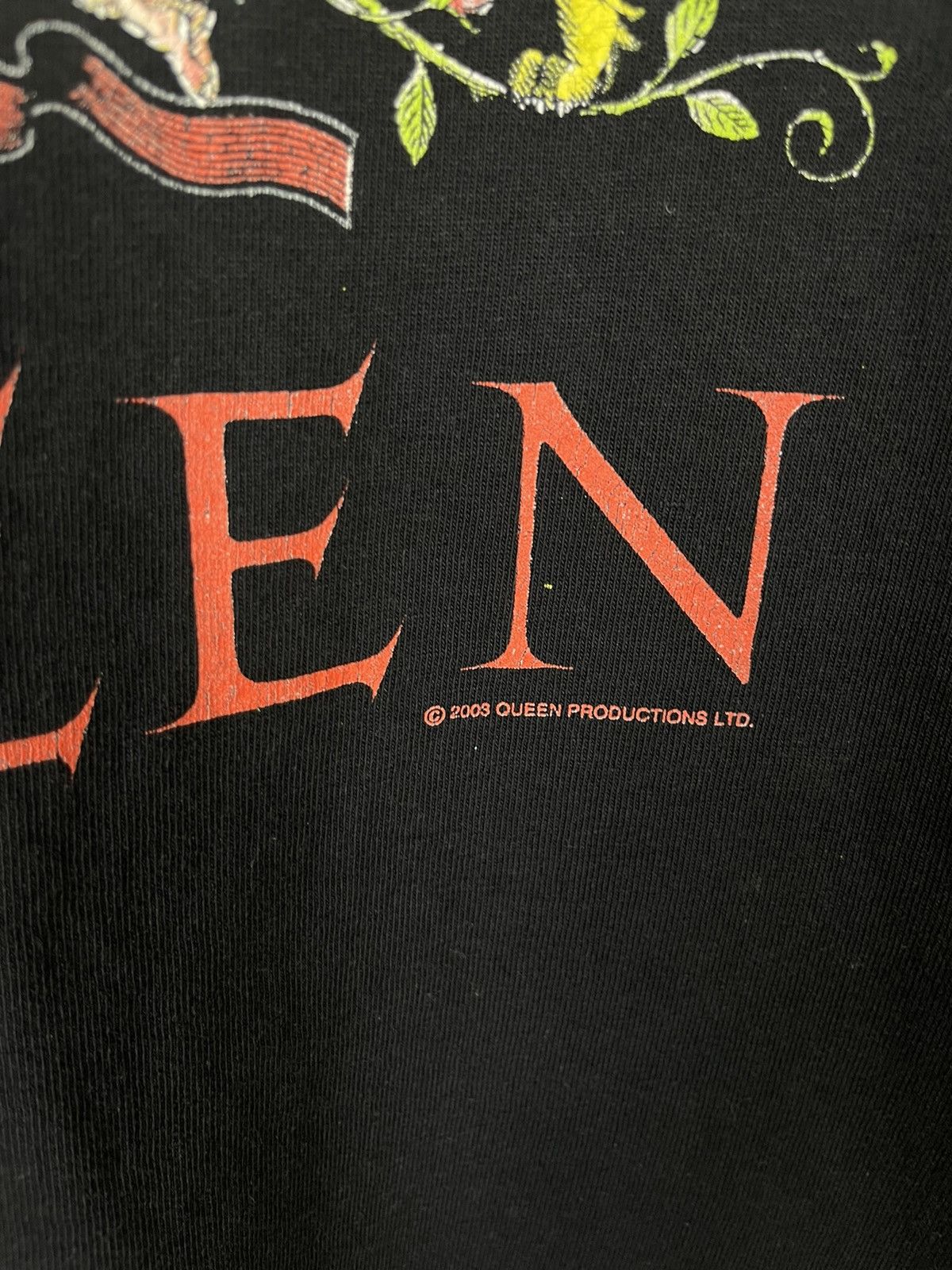 Band Tees FOTL vintage 2003 Queen rare big logo band tee shirt Size US XL / EU 56 / 4 - 6 Thumbnail