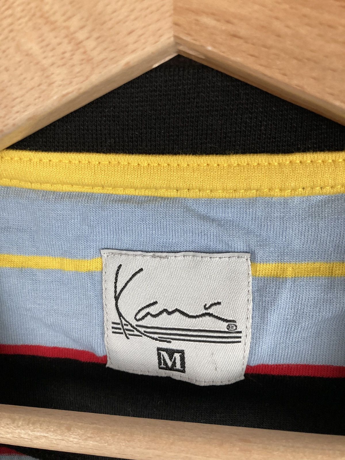 Karl Kani Vintage Karl Kani Striped Rap Tee Hip Hop Retro Spellout Size US M / EU 48-50 / 2 - 5 Thumbnail