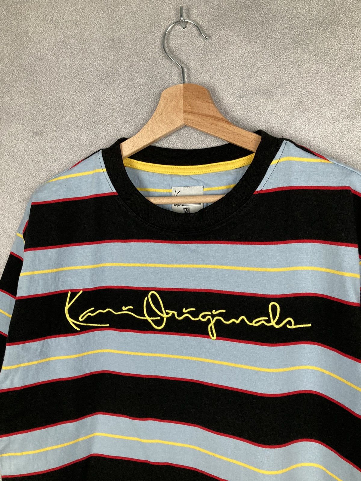 Karl Kani Vintage Karl Kani Striped Rap Tee Hip Hop Retro Spellout Size US M / EU 48-50 / 2 - 3 Thumbnail