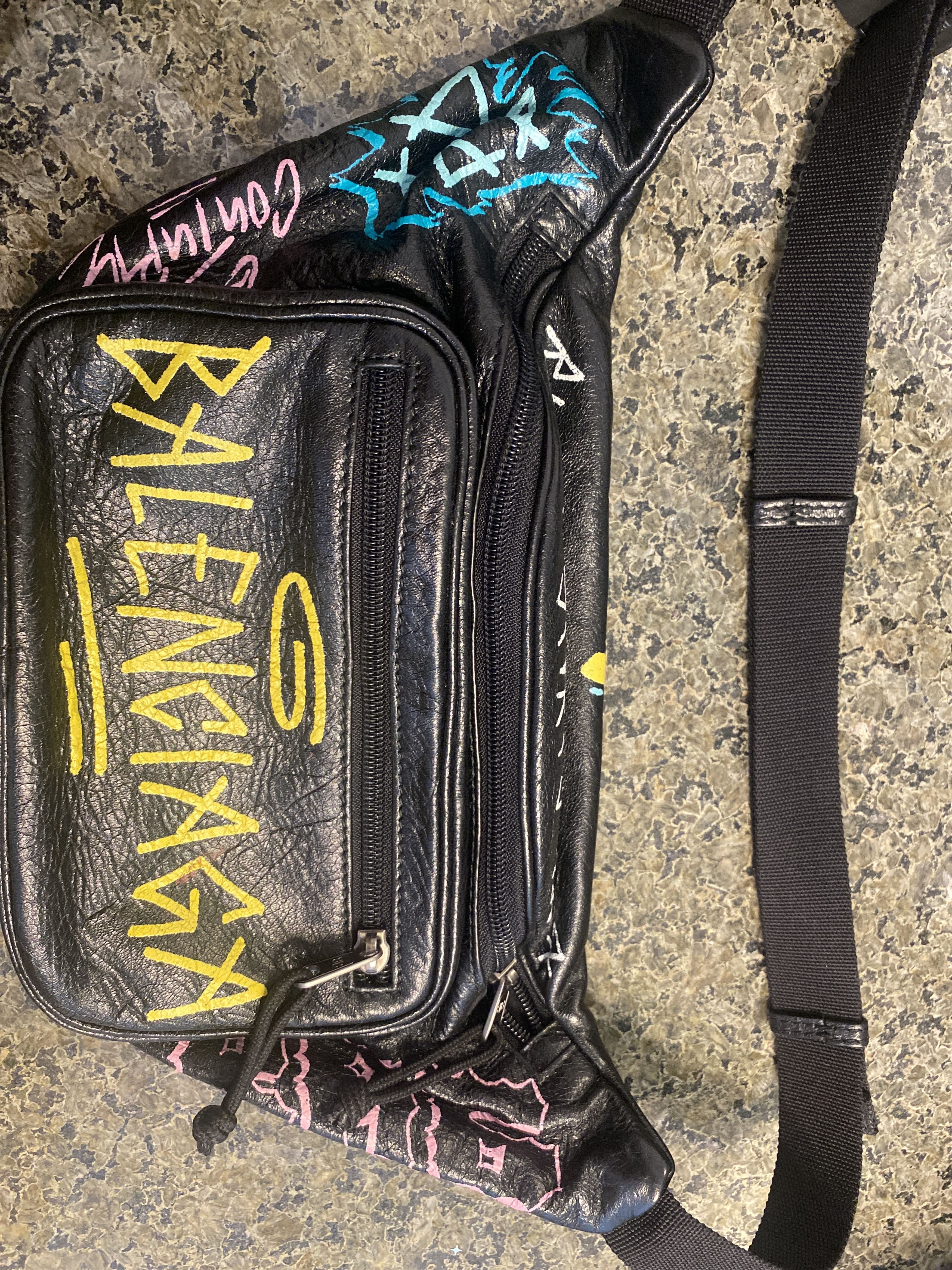 Balenciaga Graffiti Waist Bag