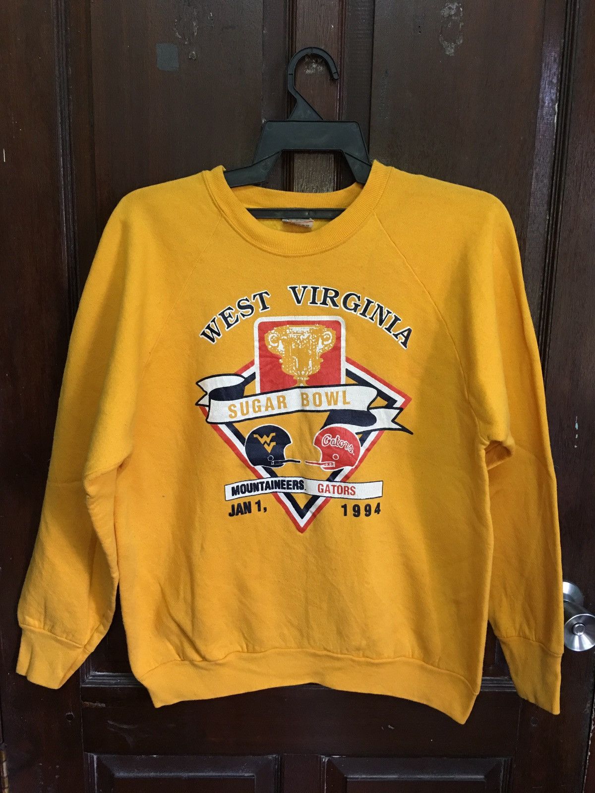 NFL × NHL × Vintage Nice Vintage 90s Sweatshirt West Virginia Sugar Bowl Size US L / EU 52-54 / 3 - 1 Thumbnail