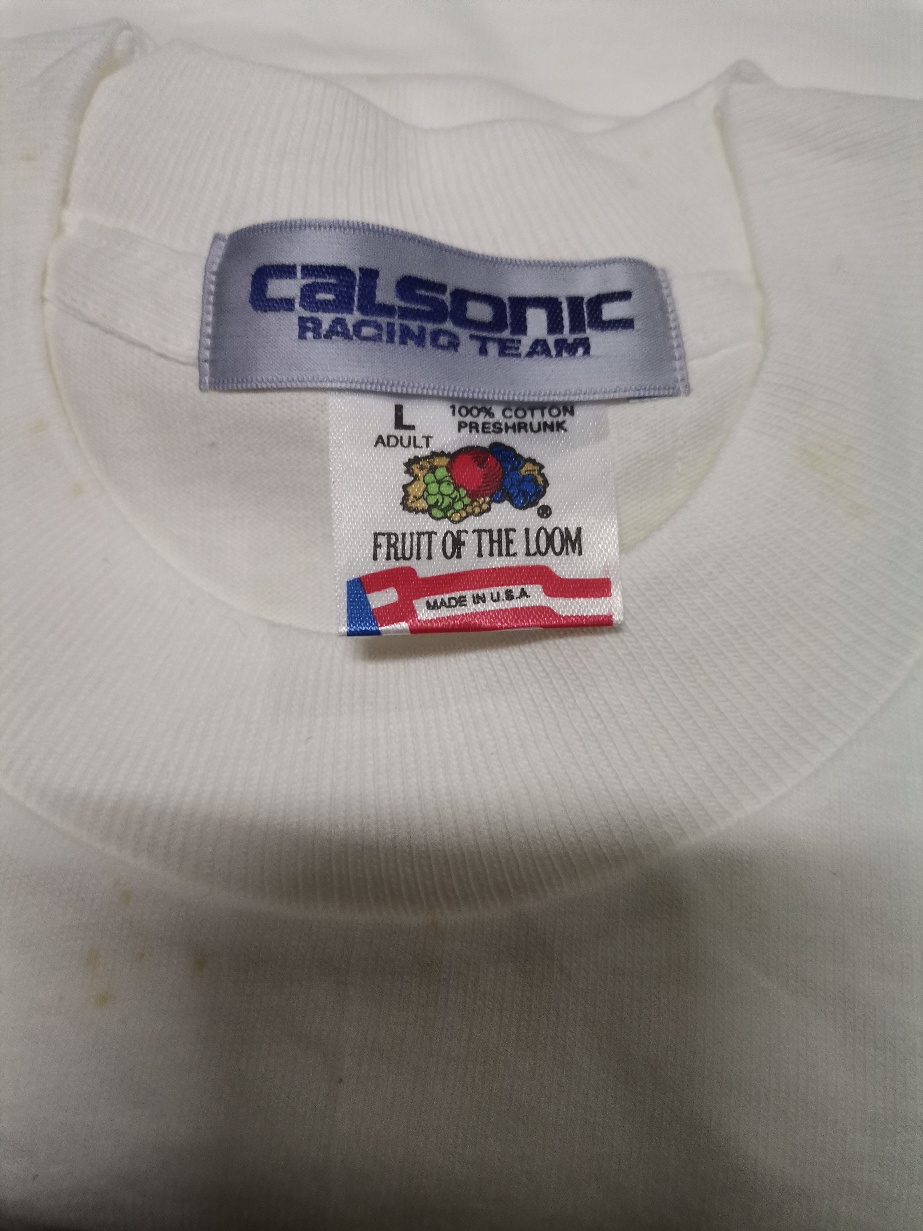Vintage Tshirt Calsonic racing team vintage Size US L / EU 52-54 / 3 - 3 Thumbnail