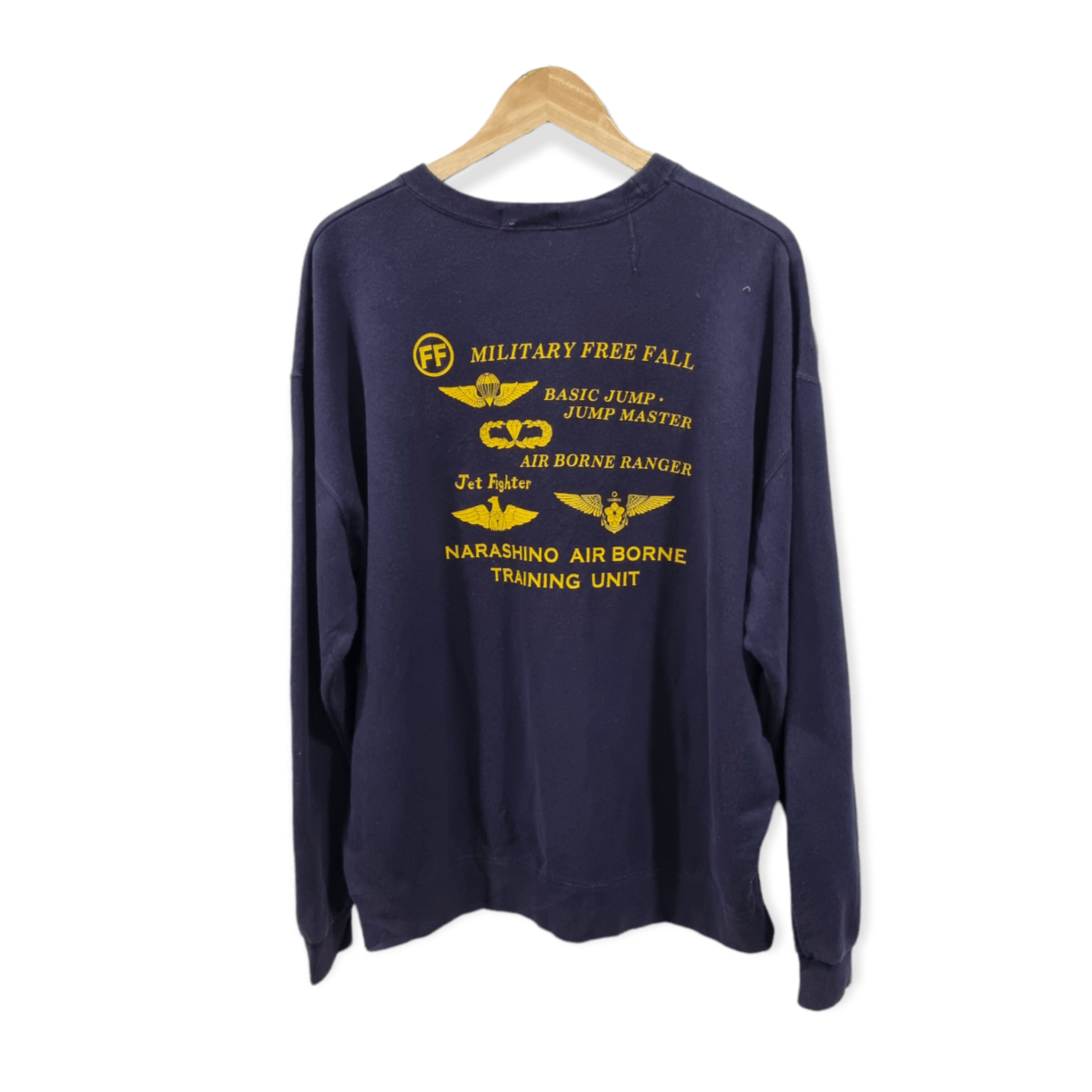 Japanese Brand Vintage narashino air borne ranger sweatshirt Size US XL / EU 56 / 4 - 1 Thumbnail