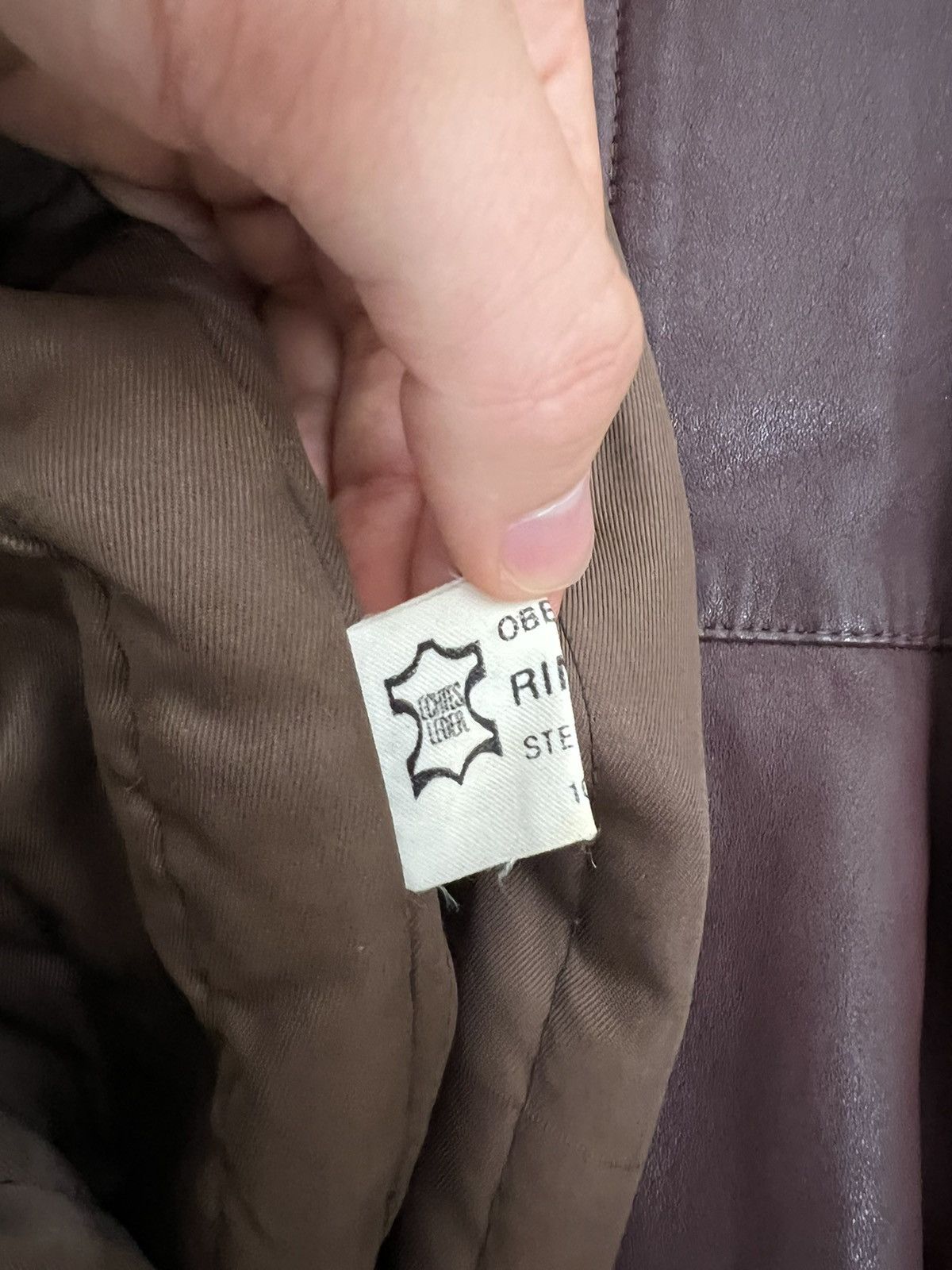 Leather Vintage Genuine Real Leather Jacket High Quality Rock Punk Size US M / EU 48-50 / 2 - 4 Thumbnail