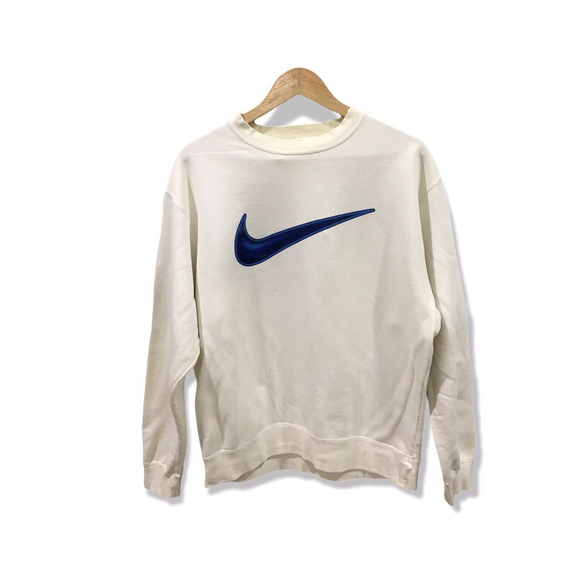 Nike × Vintage Swoosh nike 90s grey tag rare Size US L / EU 52-54 / 3 - 1 Thumbnail