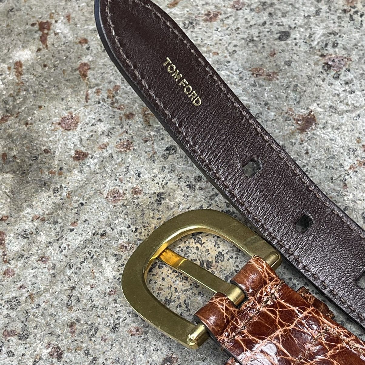 Tom Ford Tom Ford alligator belt Size 30 - 8 Thumbnail