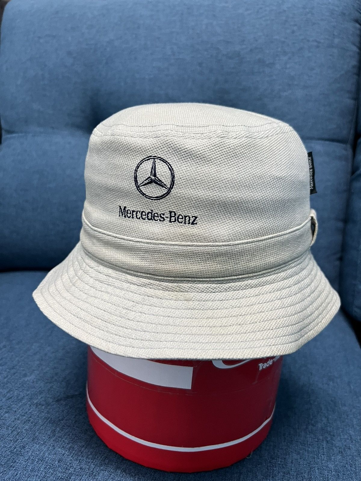 Mercedes-Benz × Vintage Rare💥 Vintage 90s Mercedes Benz Embroidery Logo Hat Japans Size ONE SIZE - 1 Thumbnail