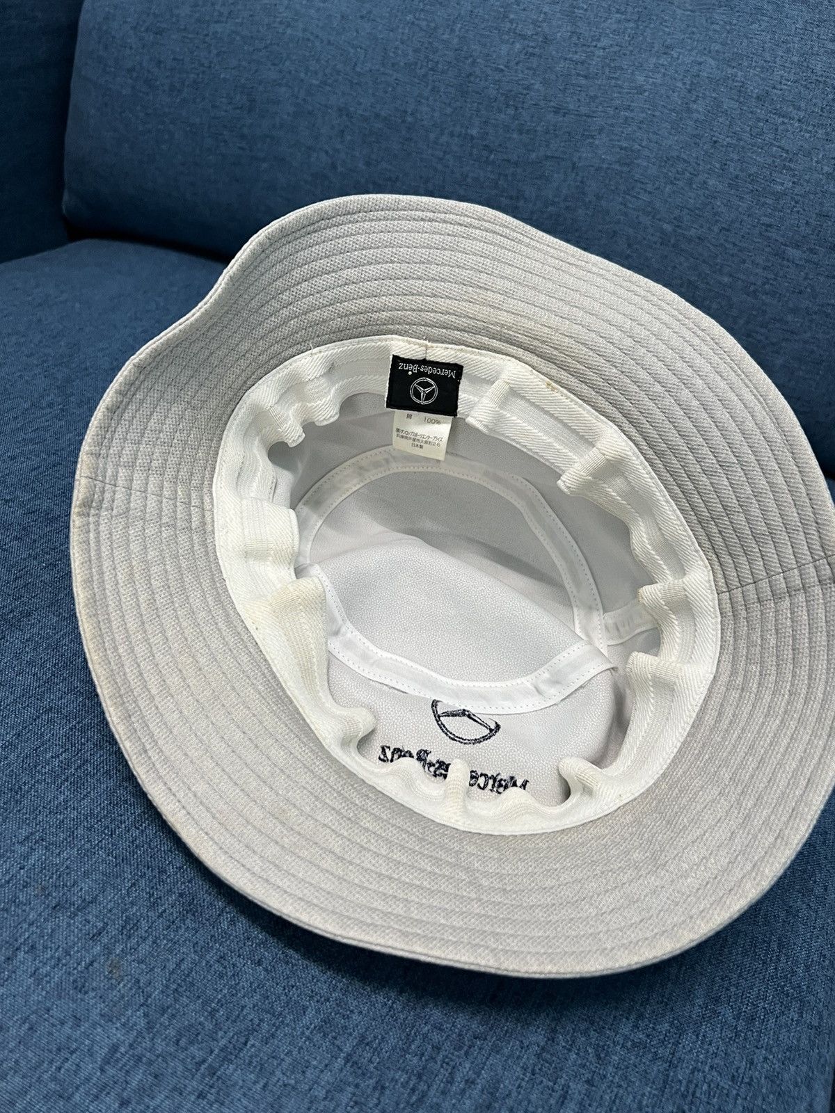 Mercedes-Benz × Vintage Rare💥 Vintage 90s Mercedes Benz Embroidery Logo Hat Japans Size ONE SIZE - 7 Thumbnail