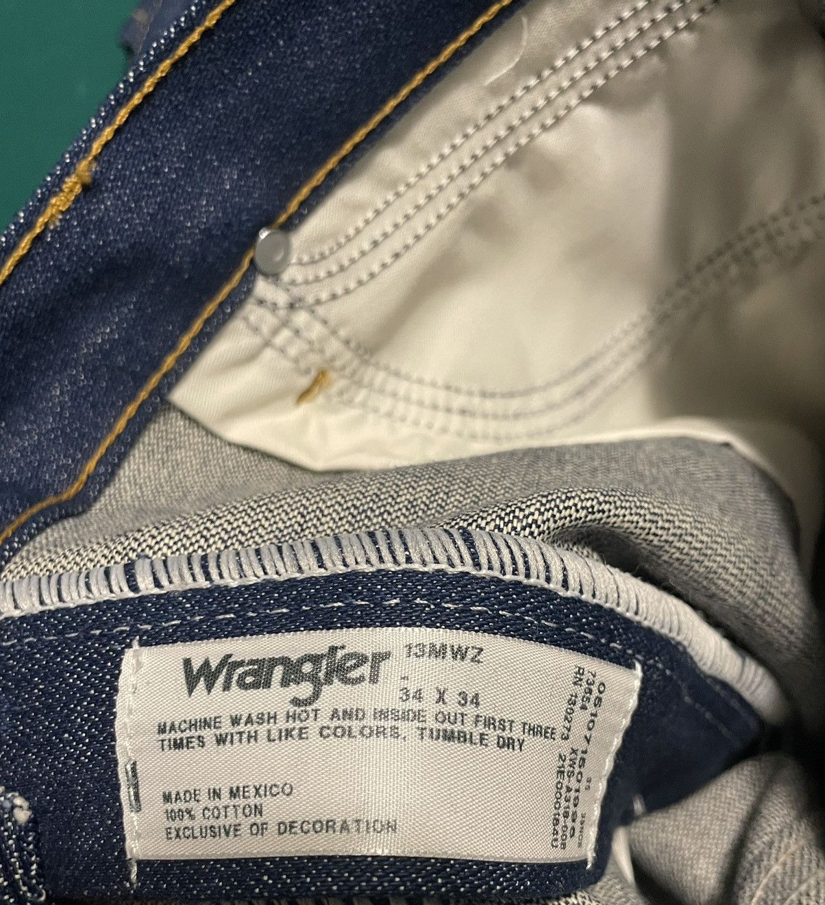 Vintage Wrangler Jeans Size US 34 / EU 50 - 5 Preview