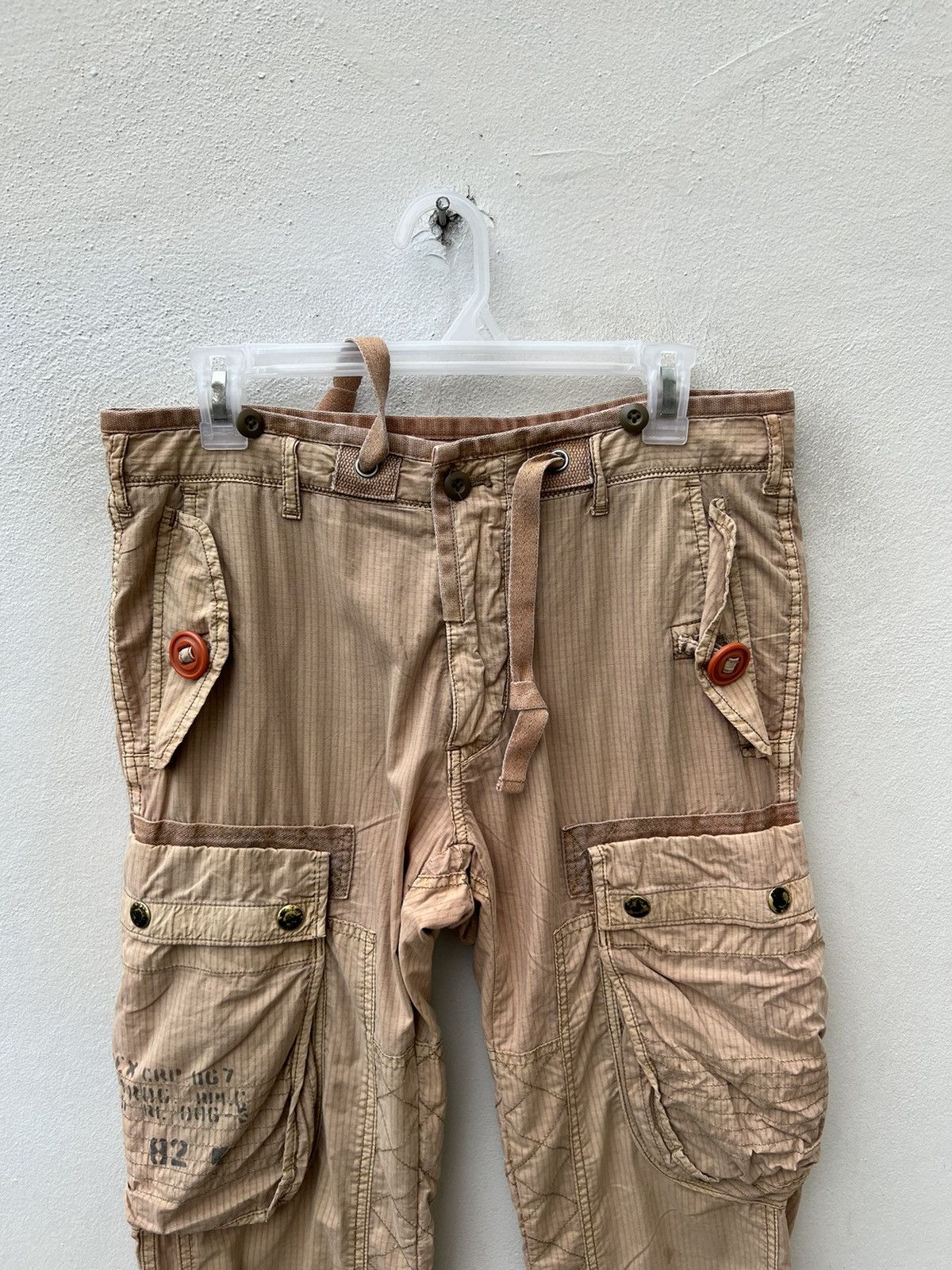 Polo Ralph Lauren Vintage Polo RL Ripstop Military Parachute Cargo Trouser Size US 31 - 7 Thumbnail