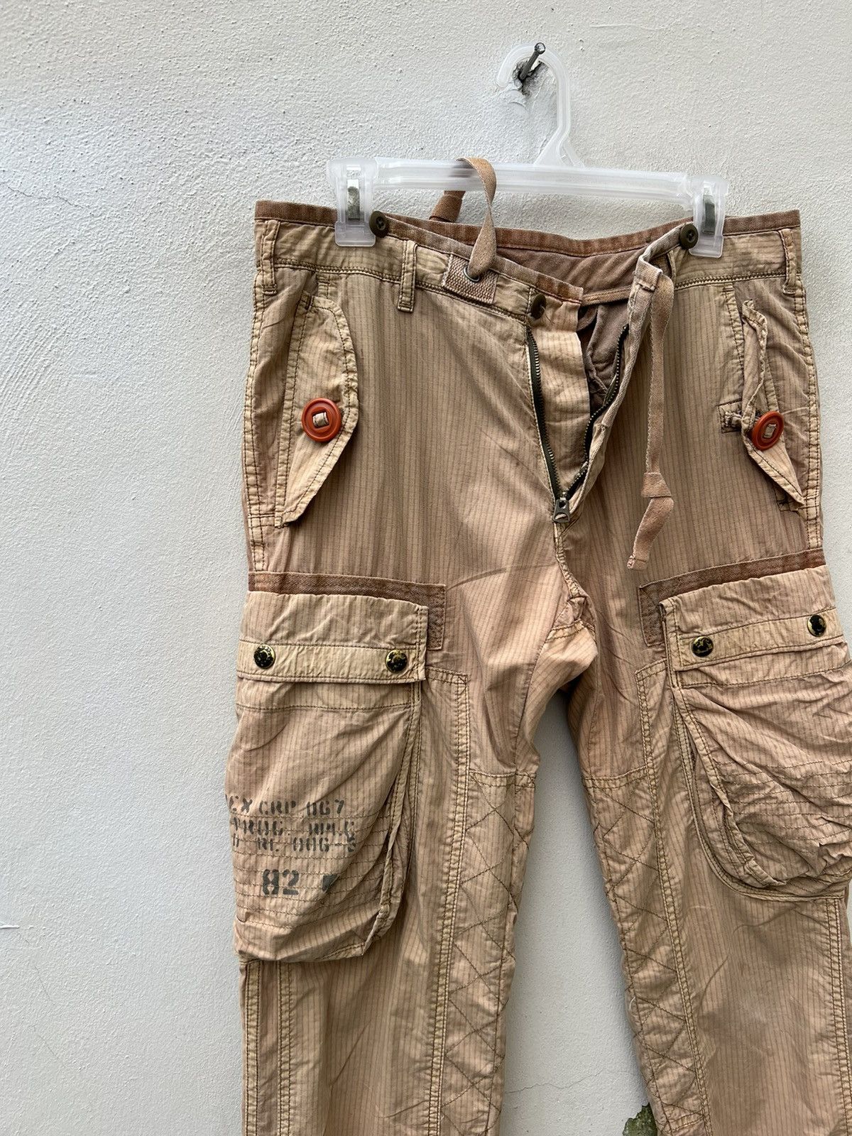 Polo Ralph Lauren Vintage Polo RL Ripstop Military Parachute Cargo Trouser Size US 31 - 9 Thumbnail