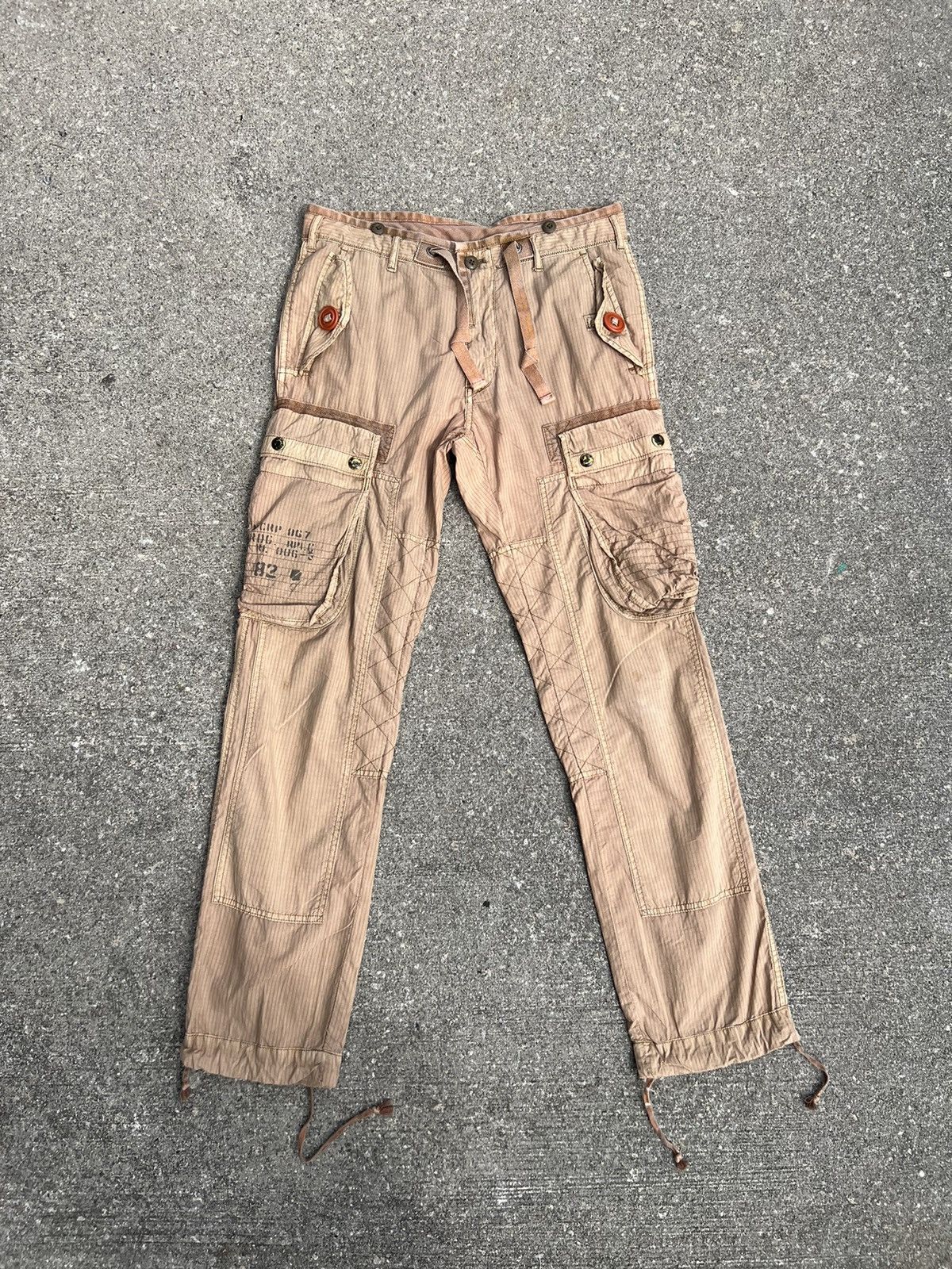 Polo Ralph Lauren Vintage Polo RL Ripstop Military Parachute Cargo Trouser Size US 31 - 1 Thumbnail