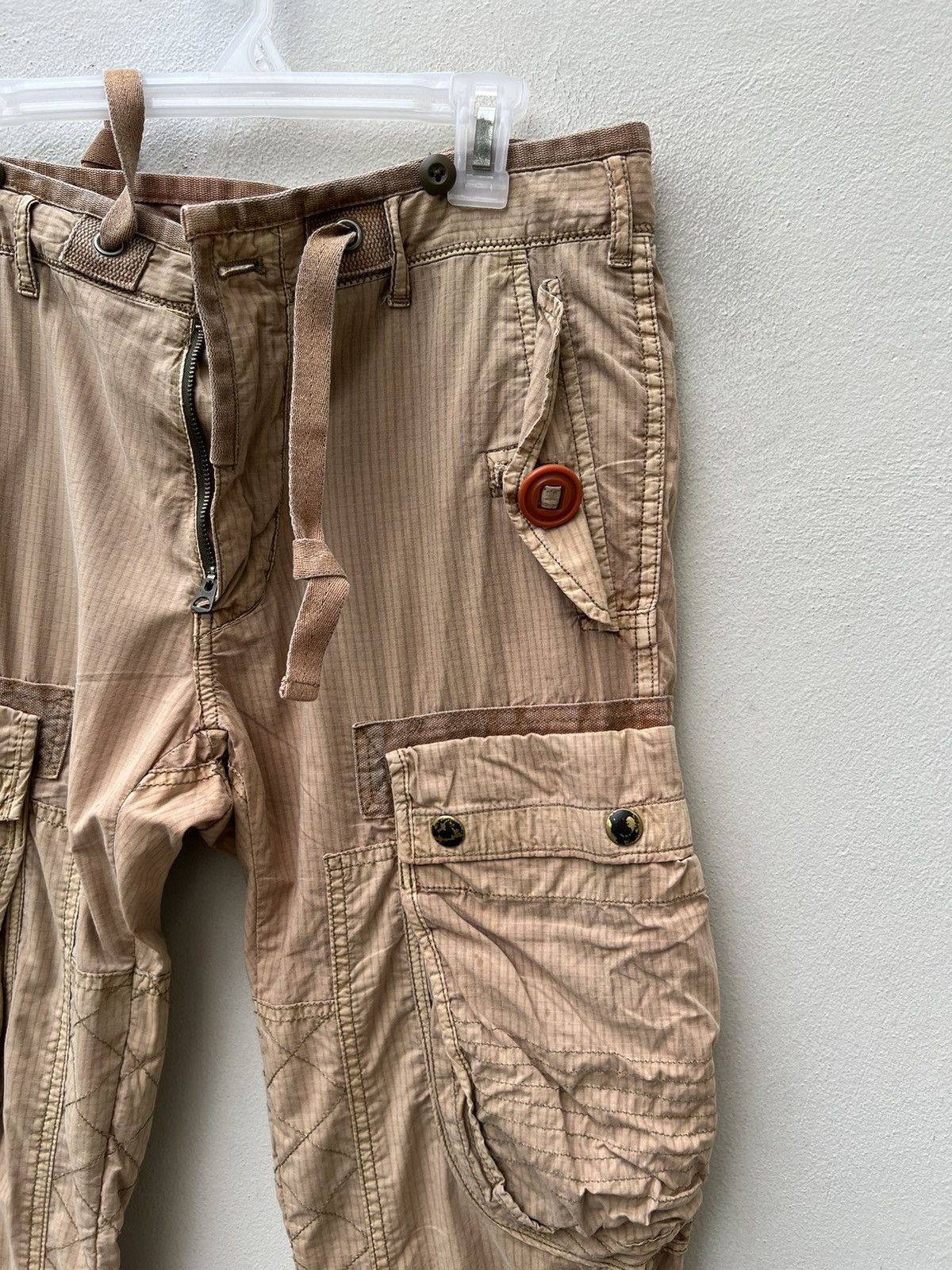 Polo Ralph Lauren Vintage Polo RL Ripstop Military Parachute Cargo Trouser Size US 31 - 12 Thumbnail