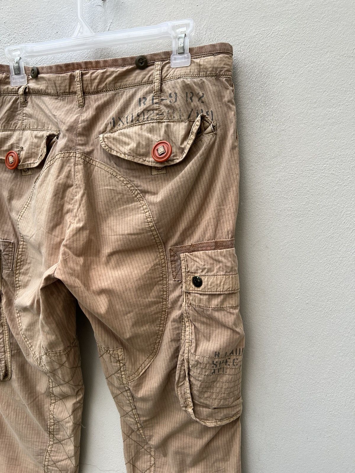Polo Ralph Lauren Vintage Polo RL Ripstop Military Parachute Cargo Trouser Size US 31 - 19 Thumbnail