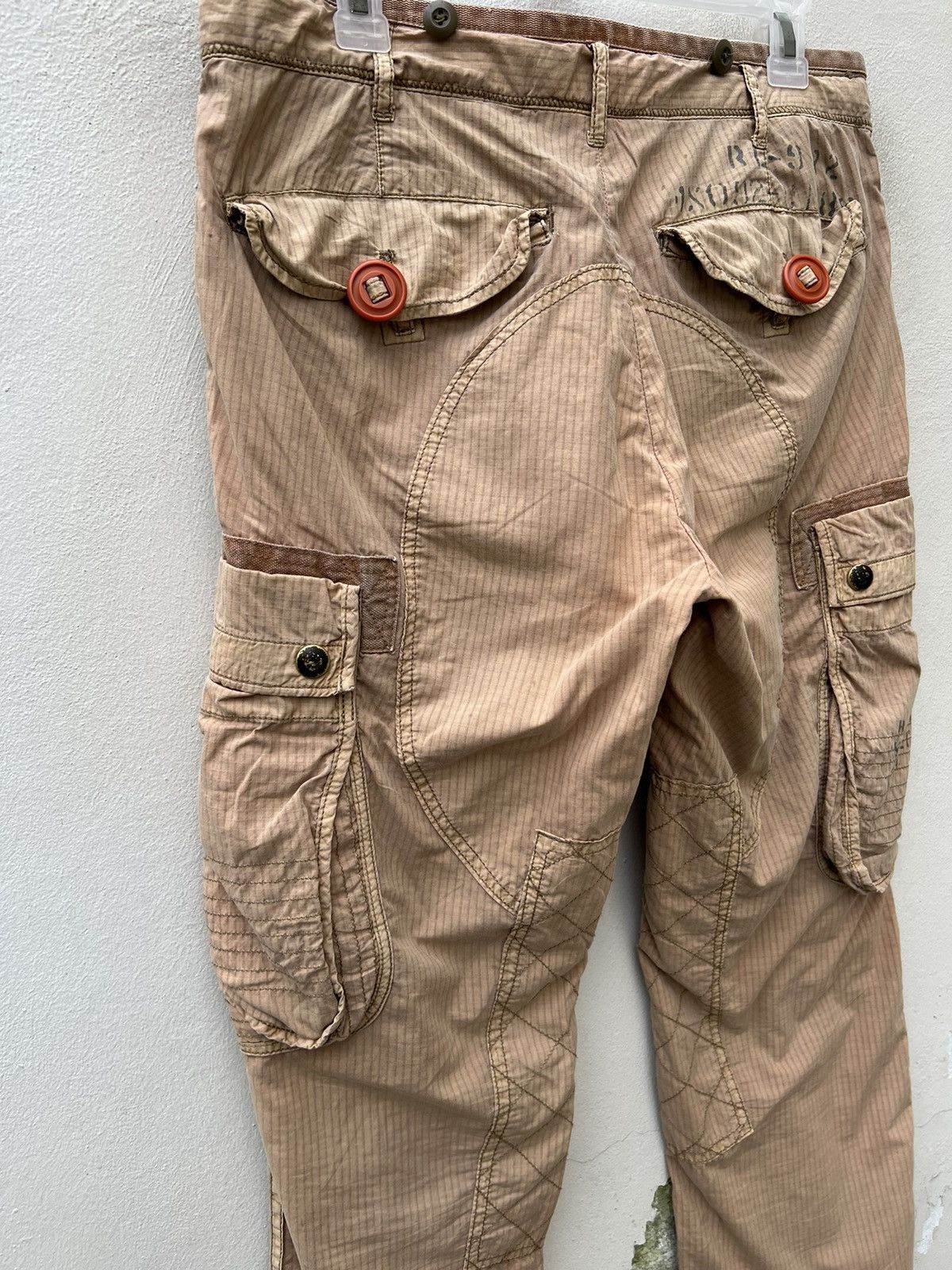 Polo Ralph Lauren Vintage Polo RL Ripstop Military Parachute Cargo Trouser Size US 31 - 17 Thumbnail