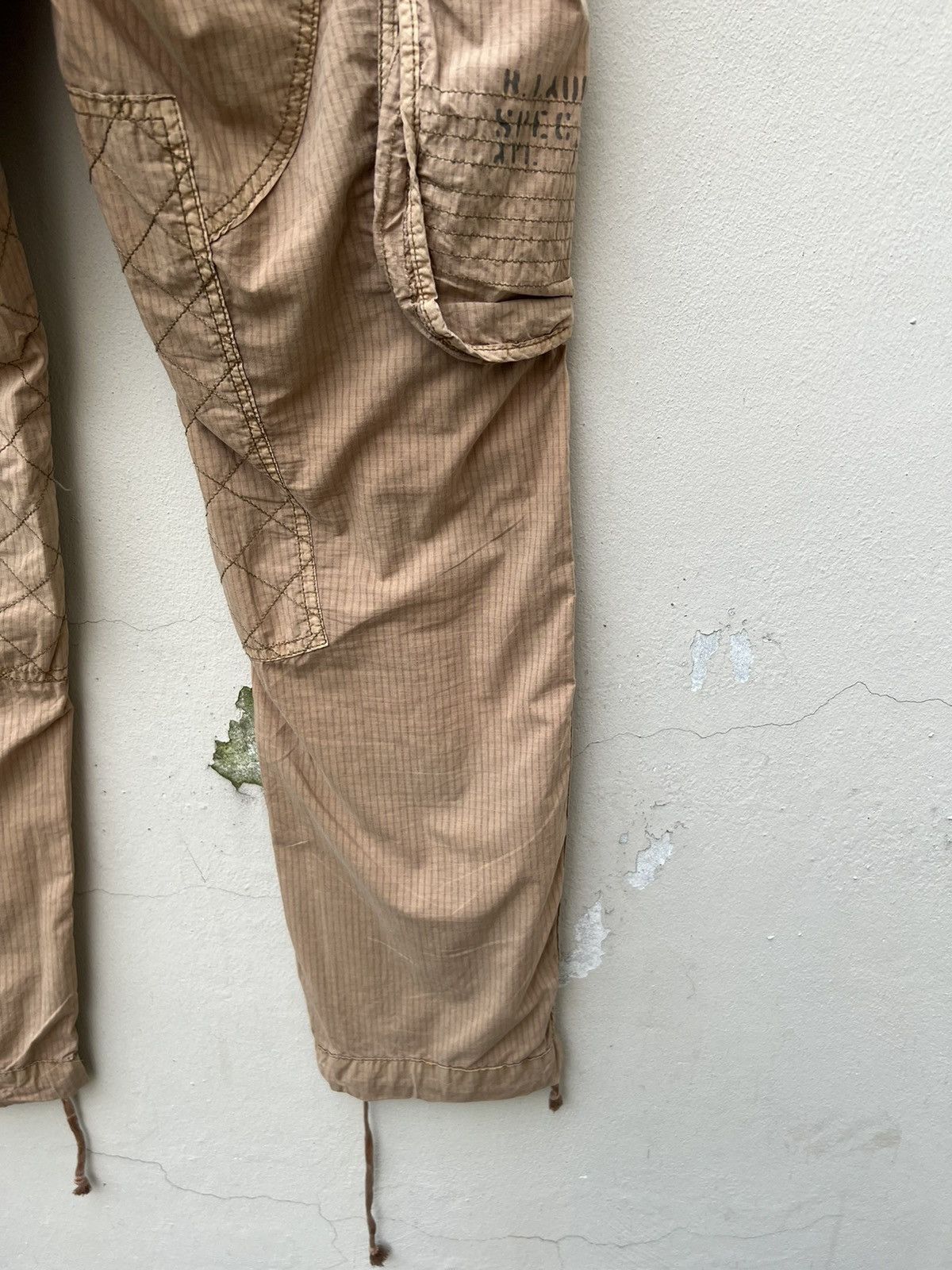 Polo Ralph Lauren Vintage Polo RL Ripstop Military Parachute Cargo Trouser Size US 31 - 21 Thumbnail