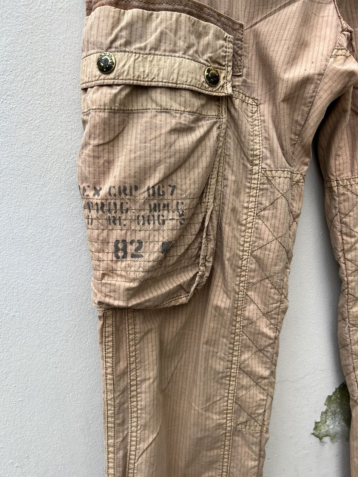 Polo Ralph Lauren Vintage Polo RL Ripstop Military Parachute Cargo Trouser Size US 31 - 10 Thumbnail
