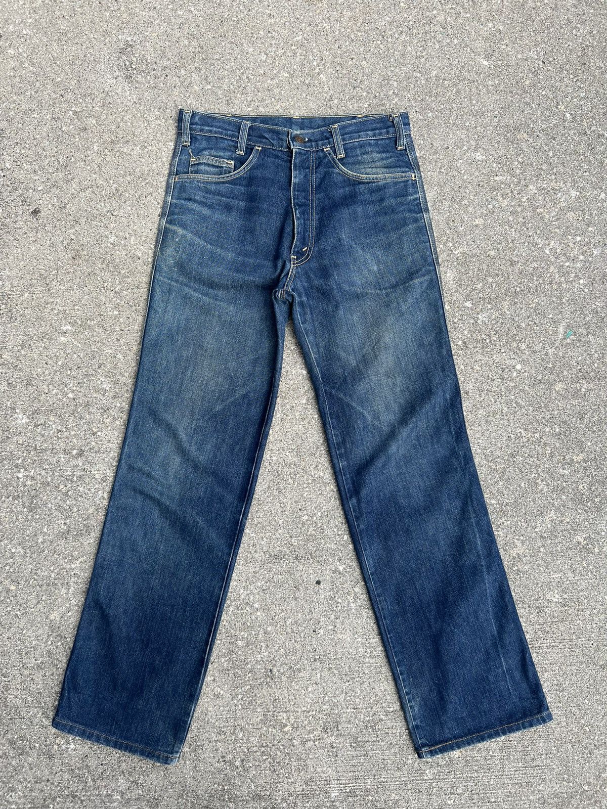 Levi's Vintage 80s Levi’s White Tab Fade Denim Trashed Jeans Size US 31 - 1 Thumbnail