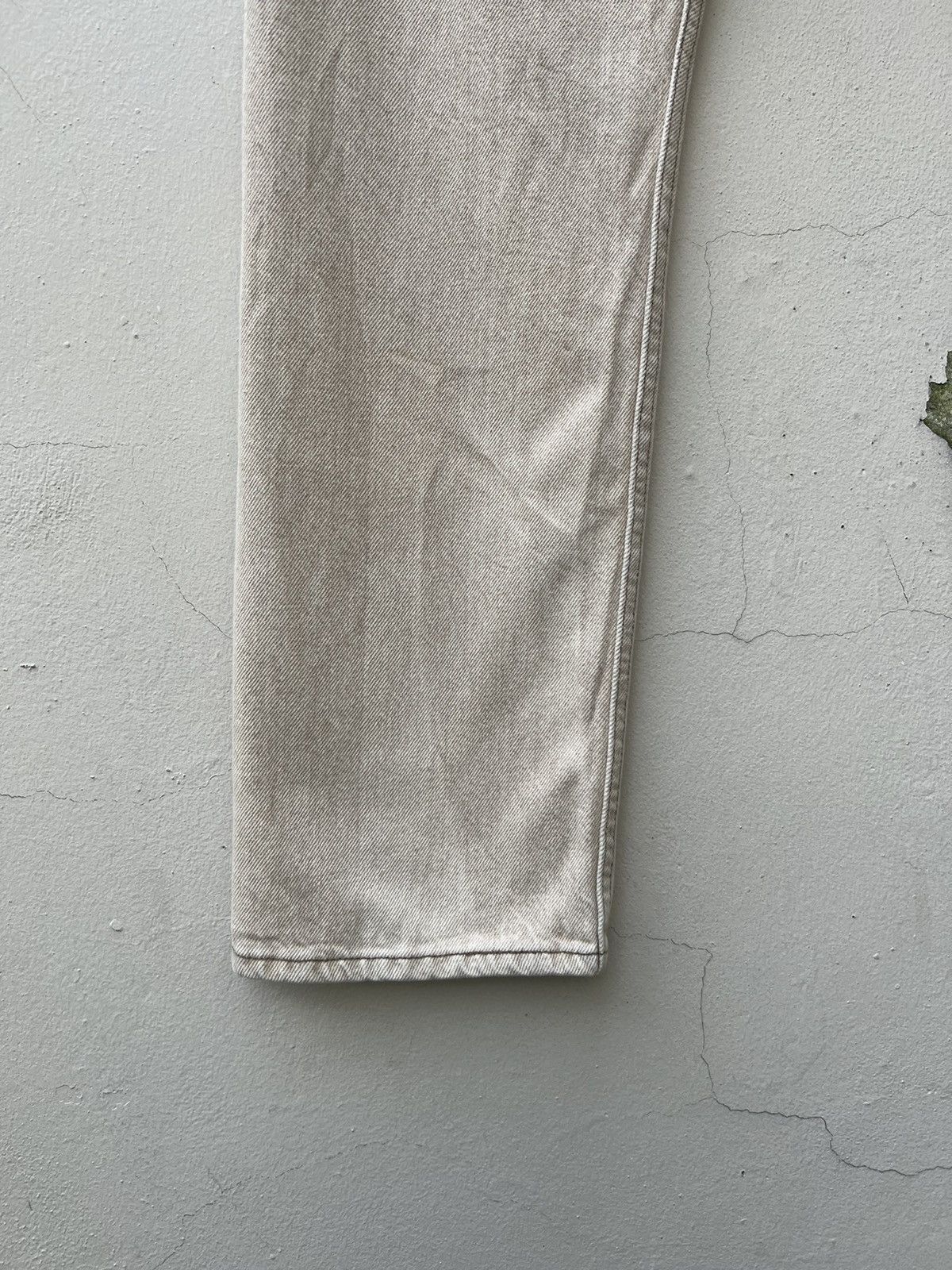 Levi's Vintage 1996 Levi’s 501 Fade Cream Denim Jeans Size US 29 - 17 Thumbnail