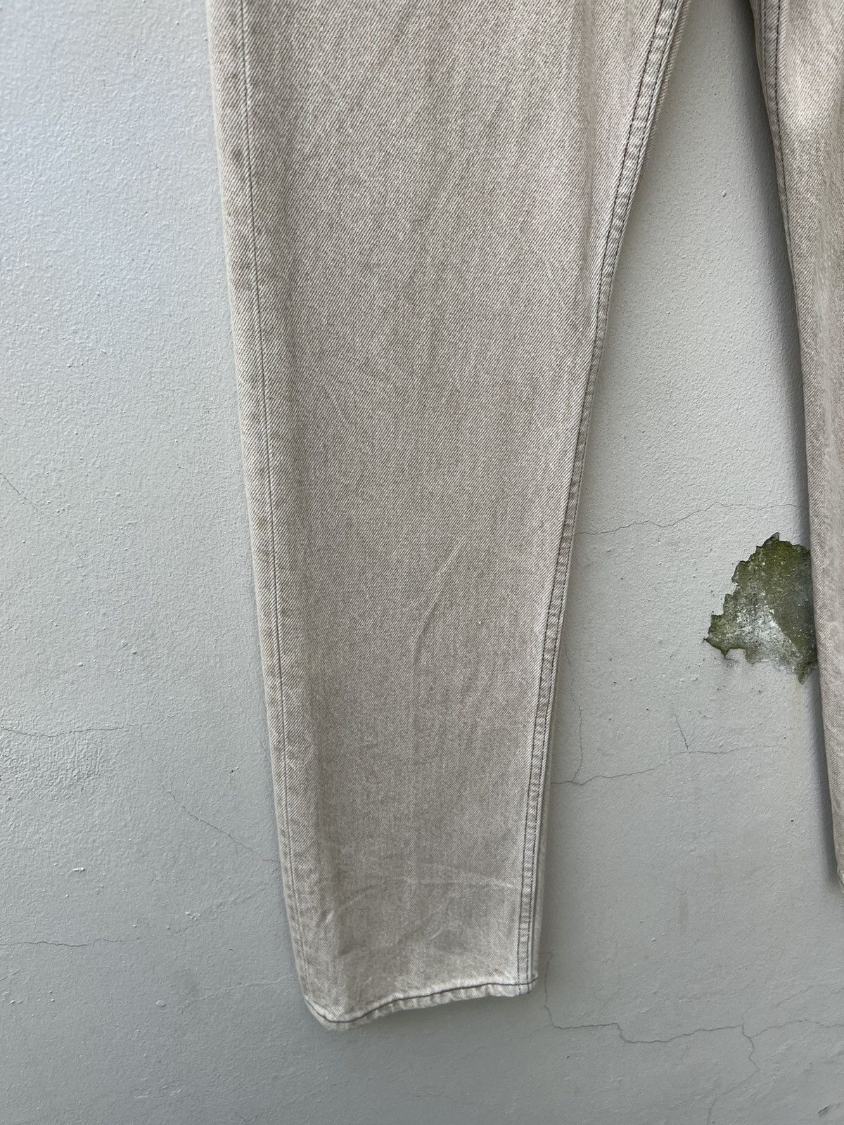 Levi's Vintage 1996 Levi’s 501 Fade Cream Denim Jeans Size US 29 - 9 Thumbnail