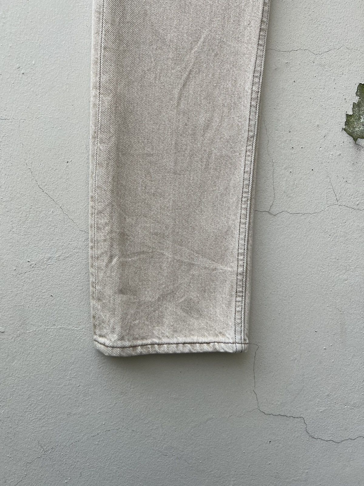 Levi's Vintage 1996 Levi’s 501 Fade Cream Denim Jeans Size US 29 - 10 Thumbnail