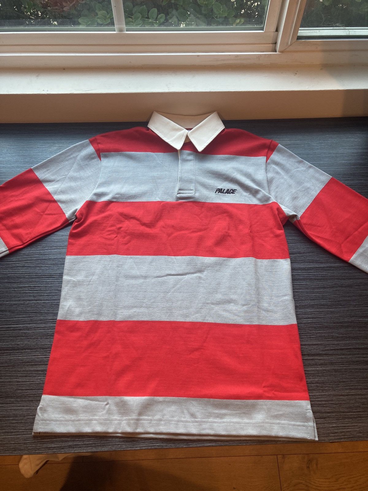 Palace × Vintage Palace Elbow Stripe Rugby | Grailed