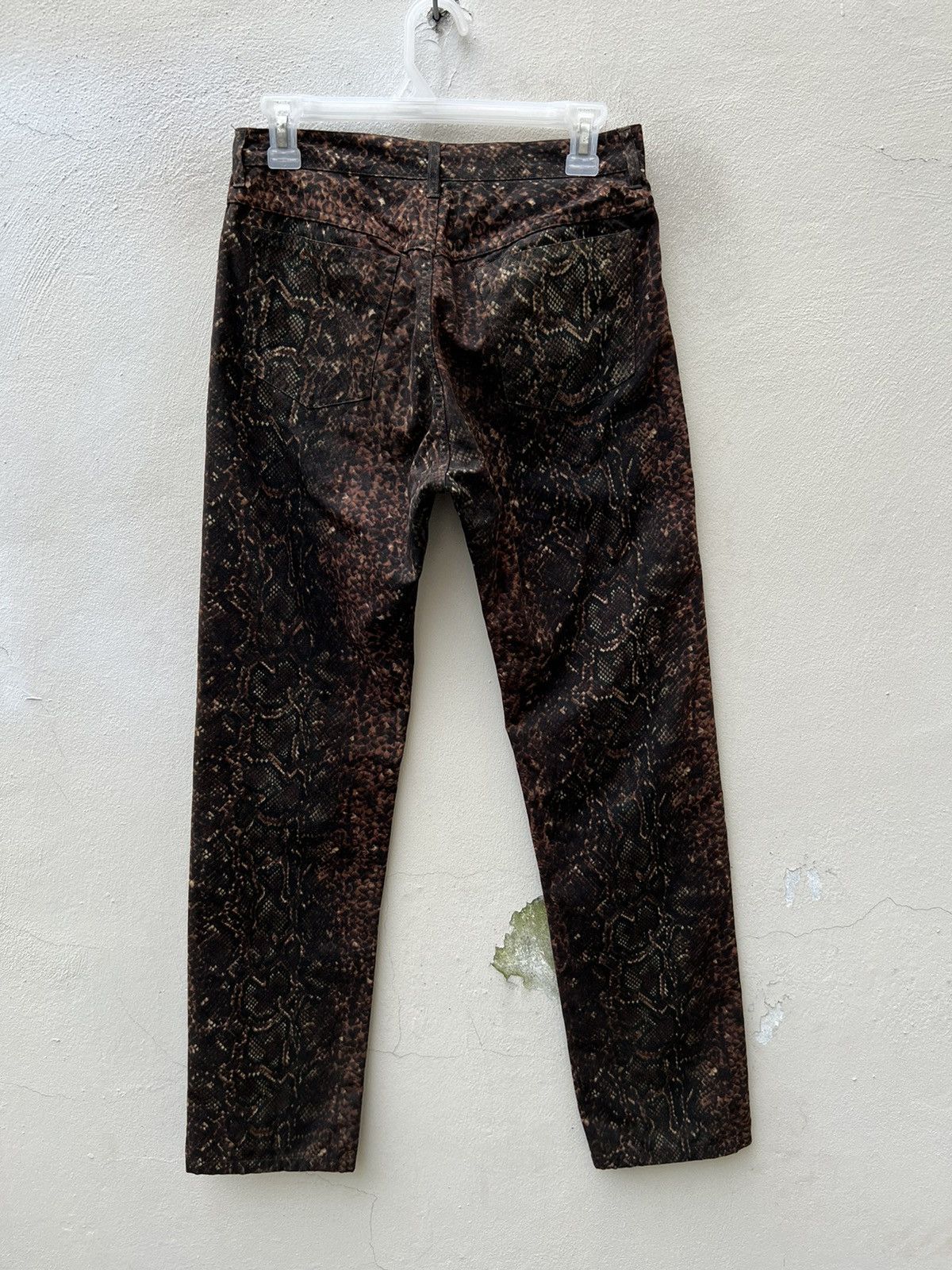 A.P.C. Vintage A.P.C. Python Scales Design Waxed Jeans Size US 28 / EU 44 - 12 Thumbnail