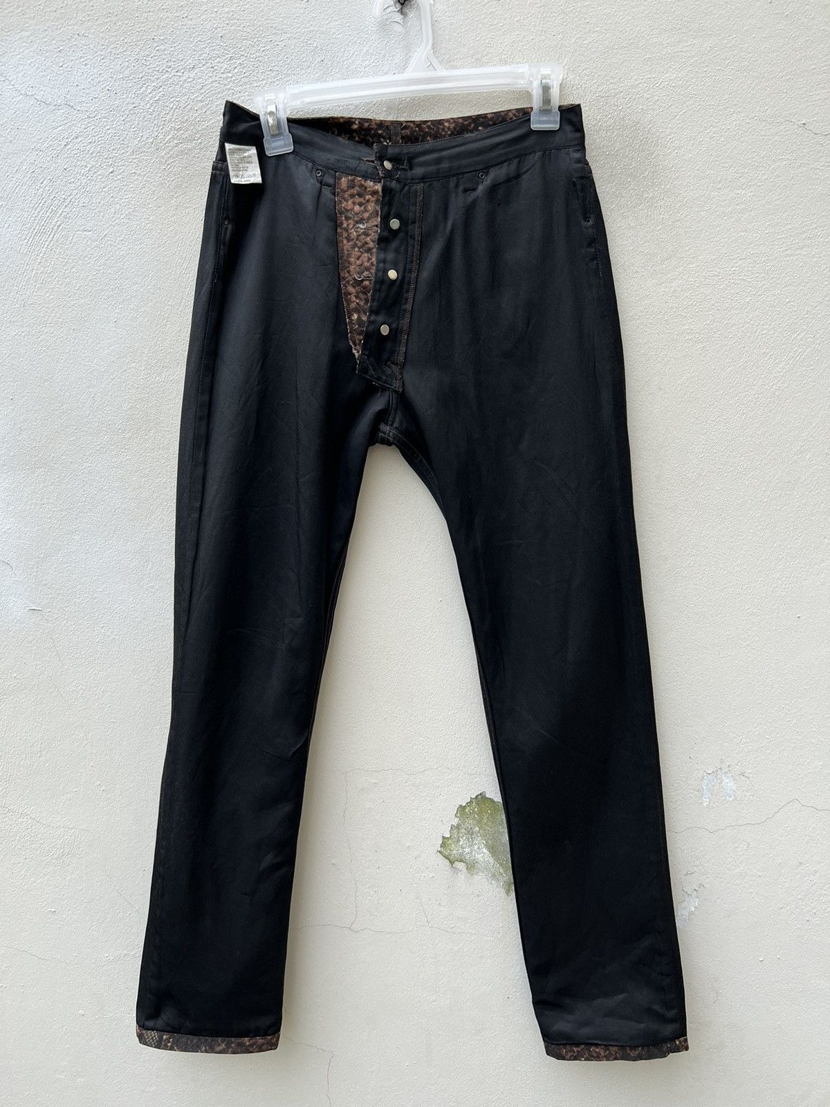 A.P.C. Vintage A.P.C. Python Scales Design Waxed Jeans Size US 28 / EU 44 - 14 Thumbnail