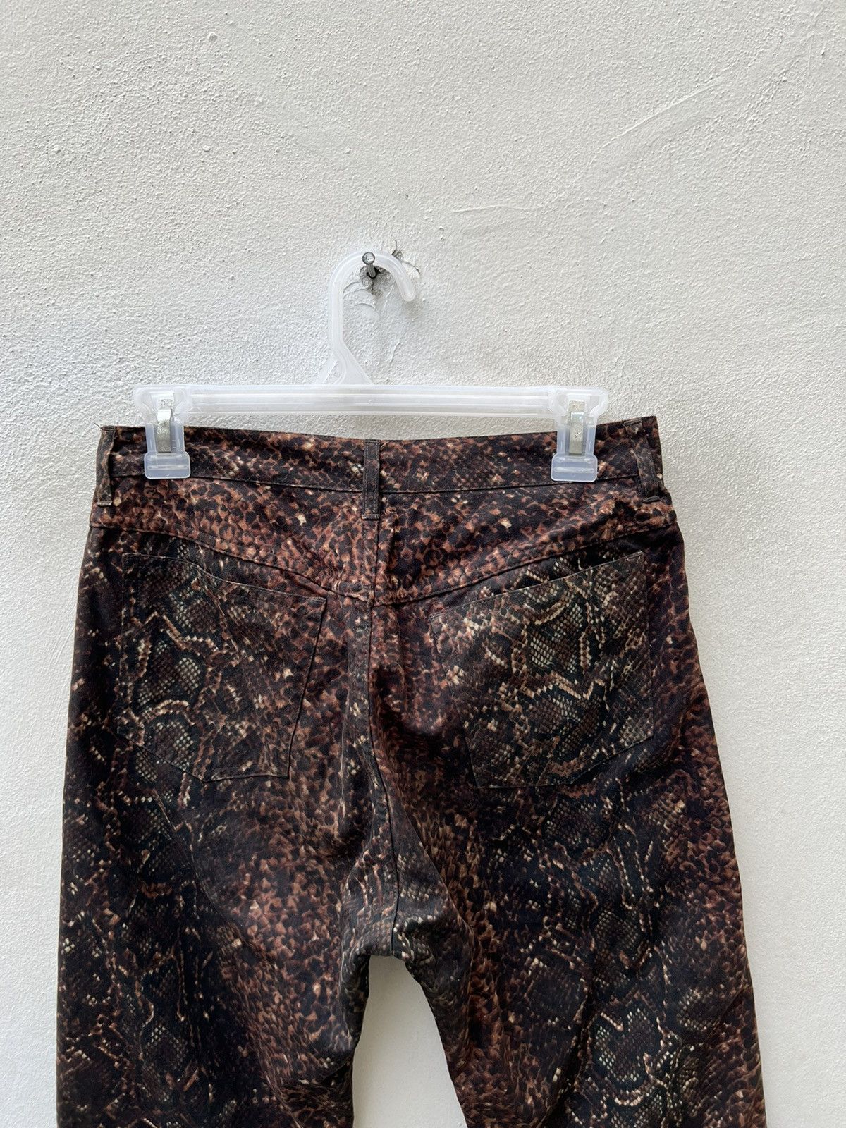 A.P.C. Vintage A.P.C. Python Scales Design Waxed Jeans Size US 28 / EU 44 - 13 Thumbnail