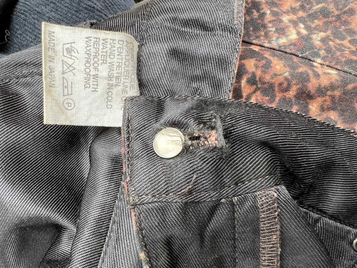 A.P.C. Vintage A.P.C. Python Scales Design Waxed Jeans Size US 28 / EU 44 - 15 Thumbnail