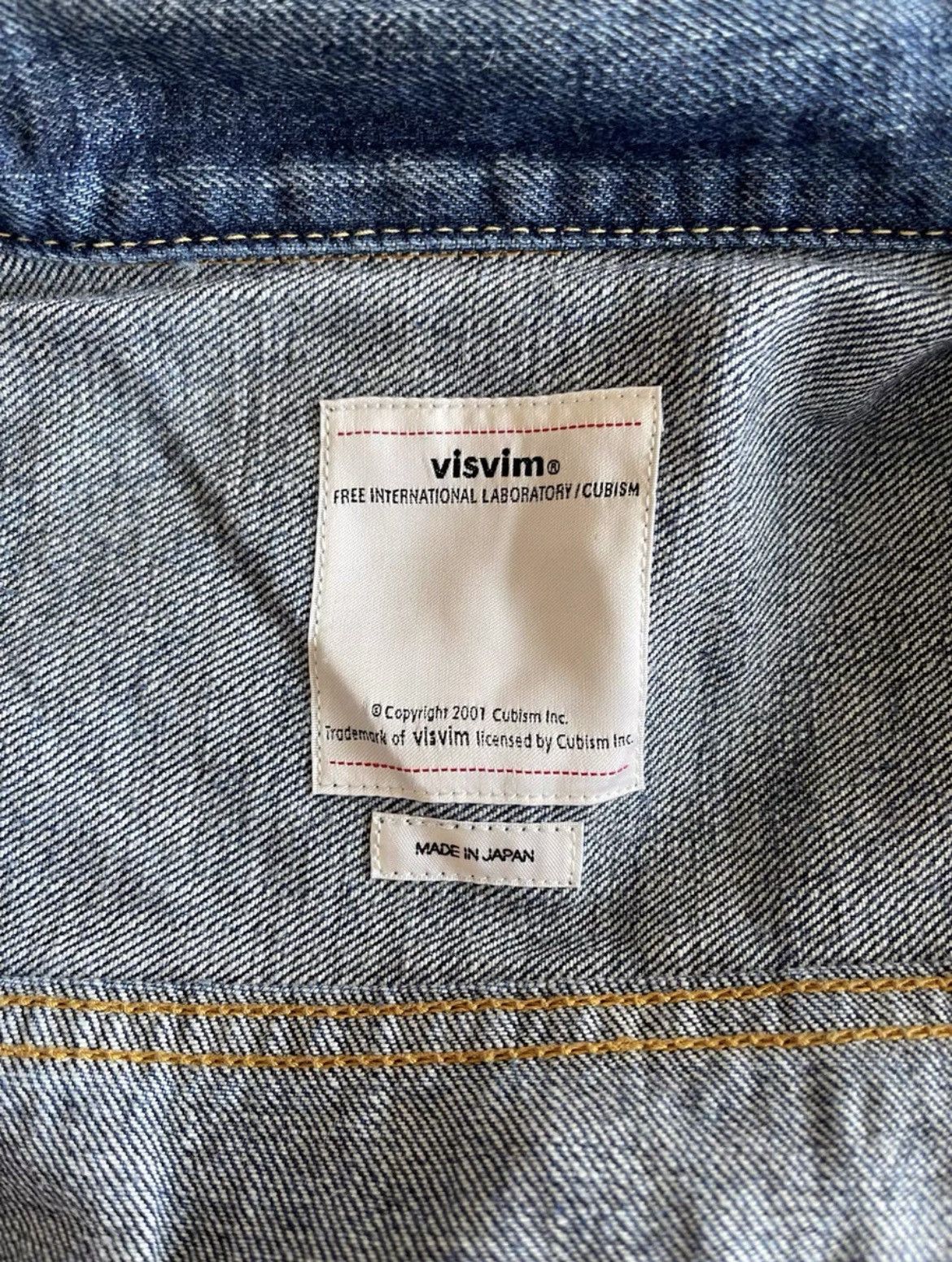 Visvim 18ss 101 jkt dmgd-1001