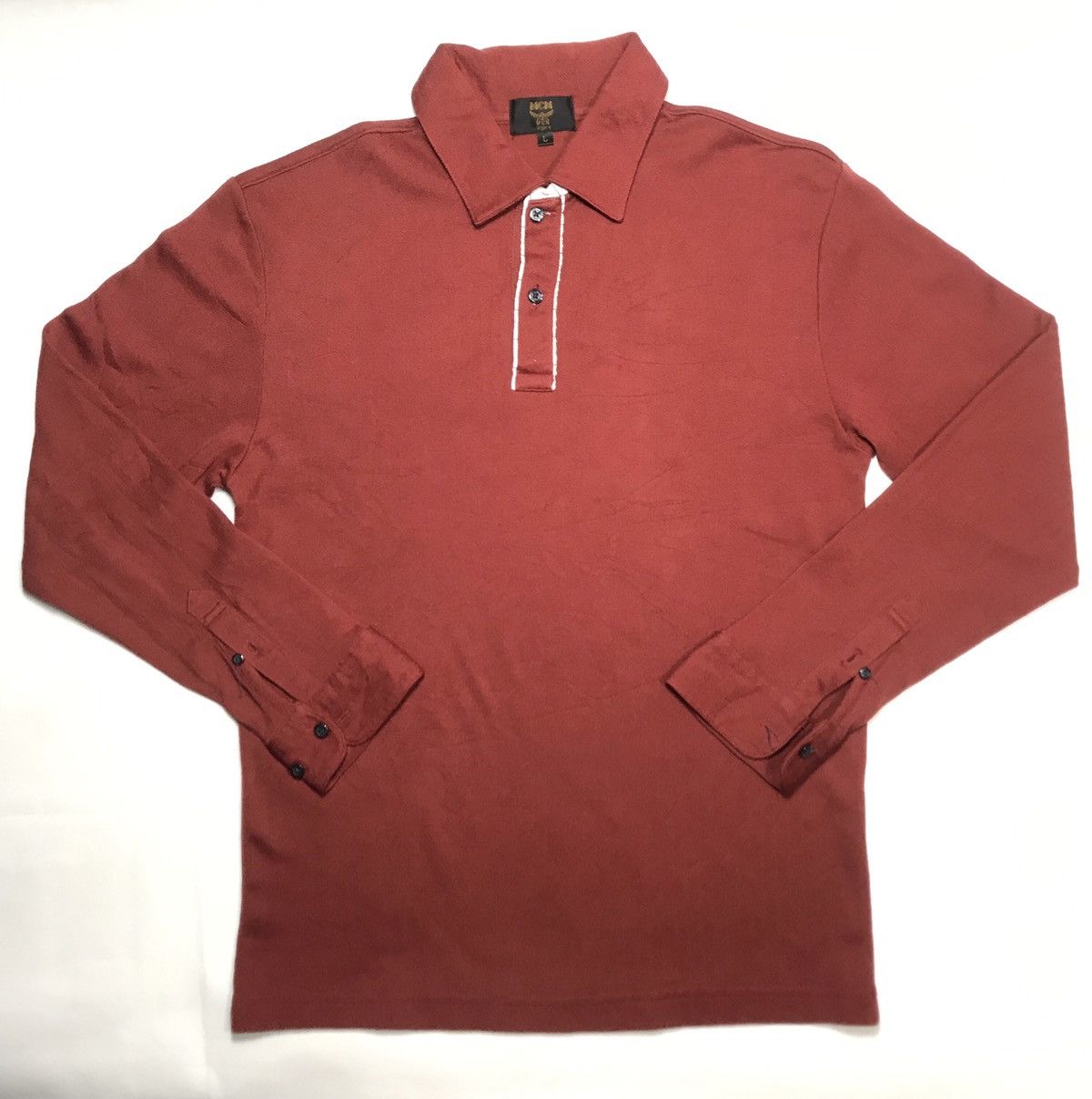 MCM × Vintage MCM Legere worldwide Polo Longsleeve exclusive vintage off Size US L / EU 52-54 / 3 - 2 Thumbnail