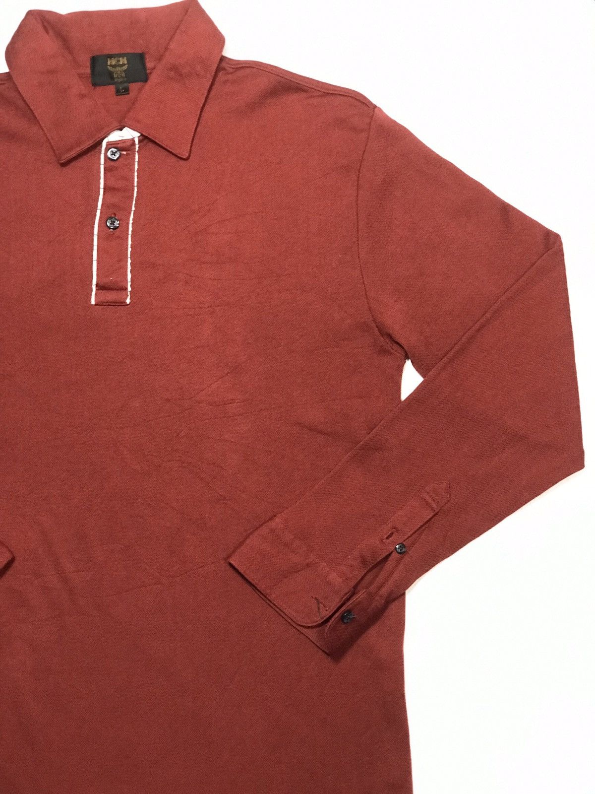 MCM × Vintage MCM Legere worldwide Polo Longsleeve exclusive vintage off Size US L / EU 52-54 / 3 - 4 Thumbnail