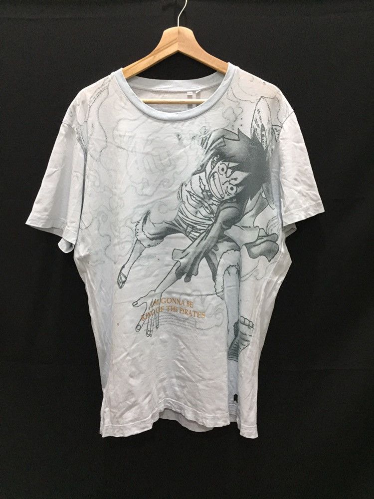 Japanese Brand One piece overprint roundneck shirt #T3-34 Size US XL / EU 56 / 4 - 1 Thumbnail