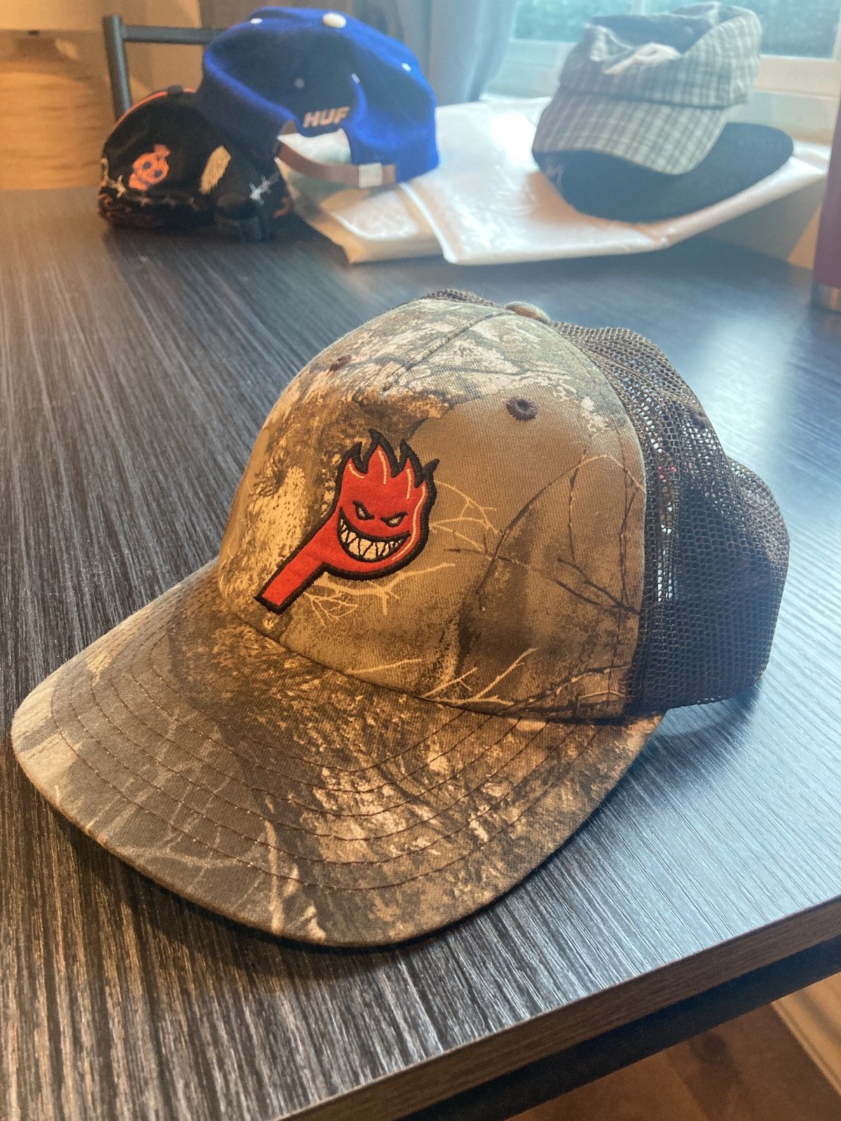 Palace × Spitfire Palace x Spitfire Camo Mesh SnapBack | Grailed