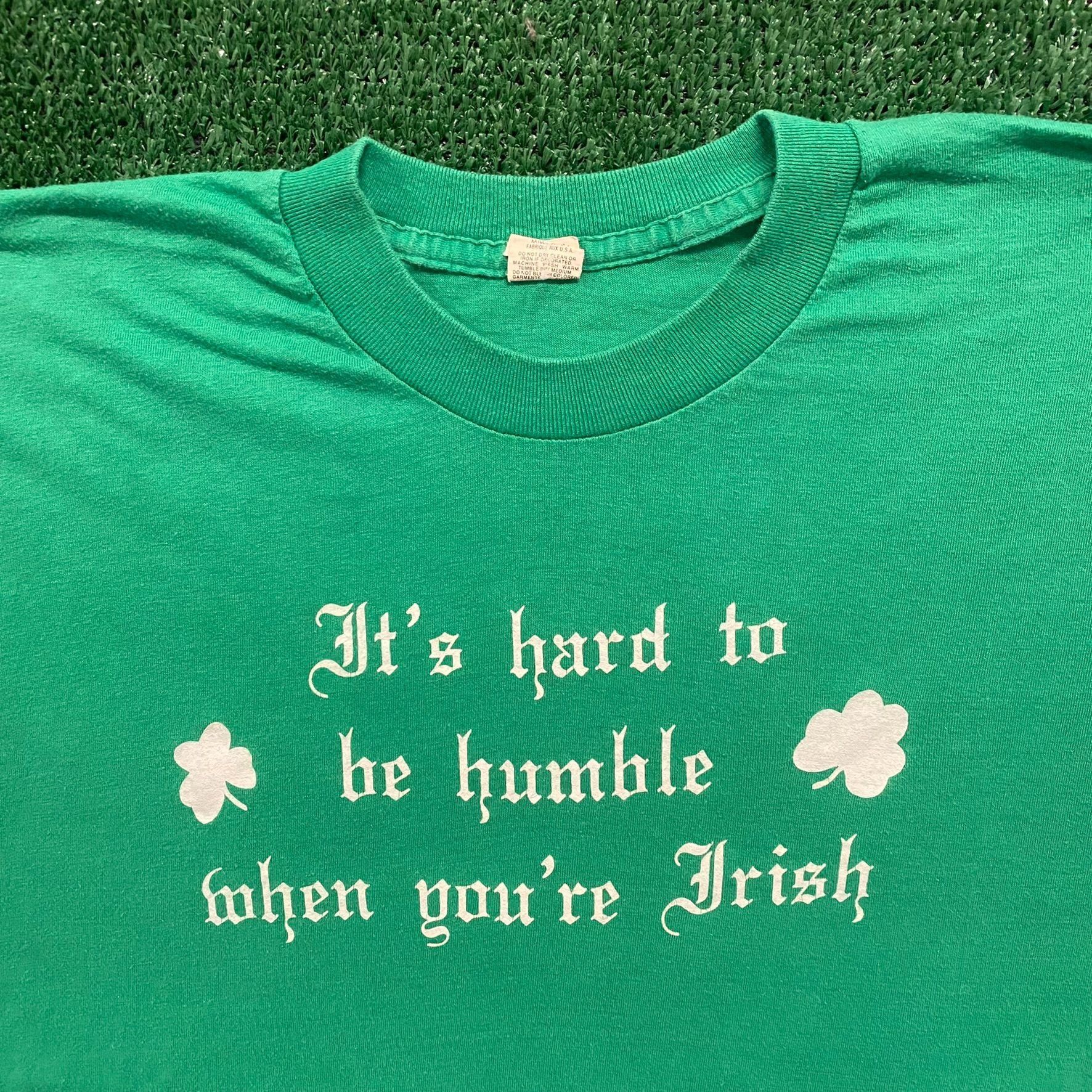 Vintage Irish Ireland Vintage 90s Shamrock T-Shirt Size US XL / EU 56 / 4 - 2 Thumbnail