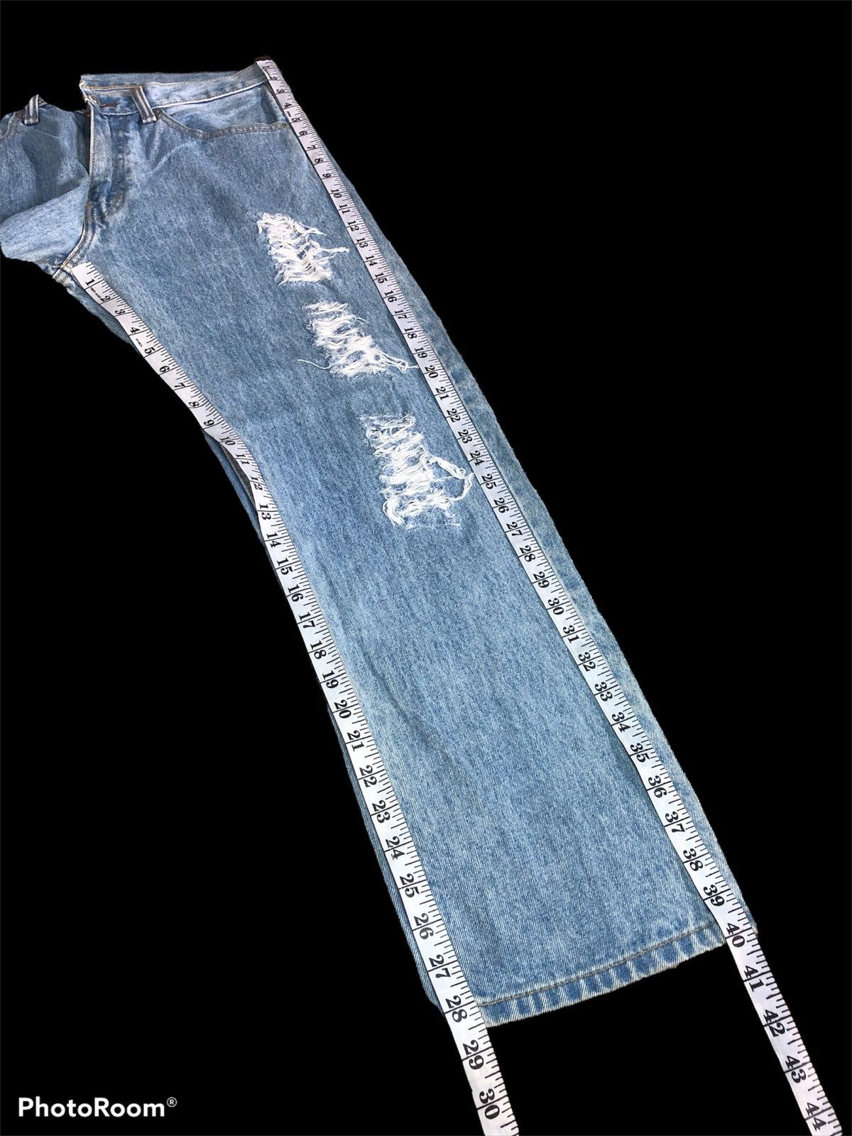 Levi's LEVIS 505 135 years ANNIVERSERY DISTRESSED DENIM Size US 33 - 12 Thumbnail