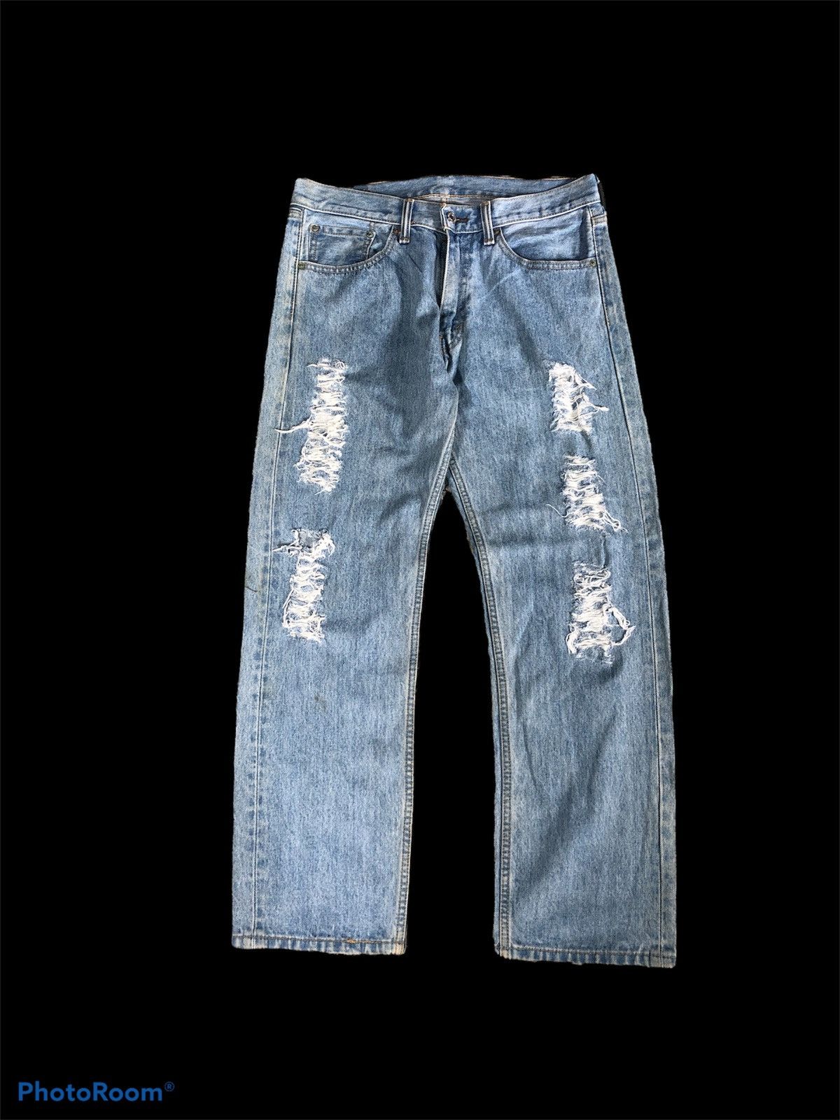 Levi's LEVIS 505 135 years ANNIVERSERY DISTRESSED DENIM Size US 33 - 1 Thumbnail