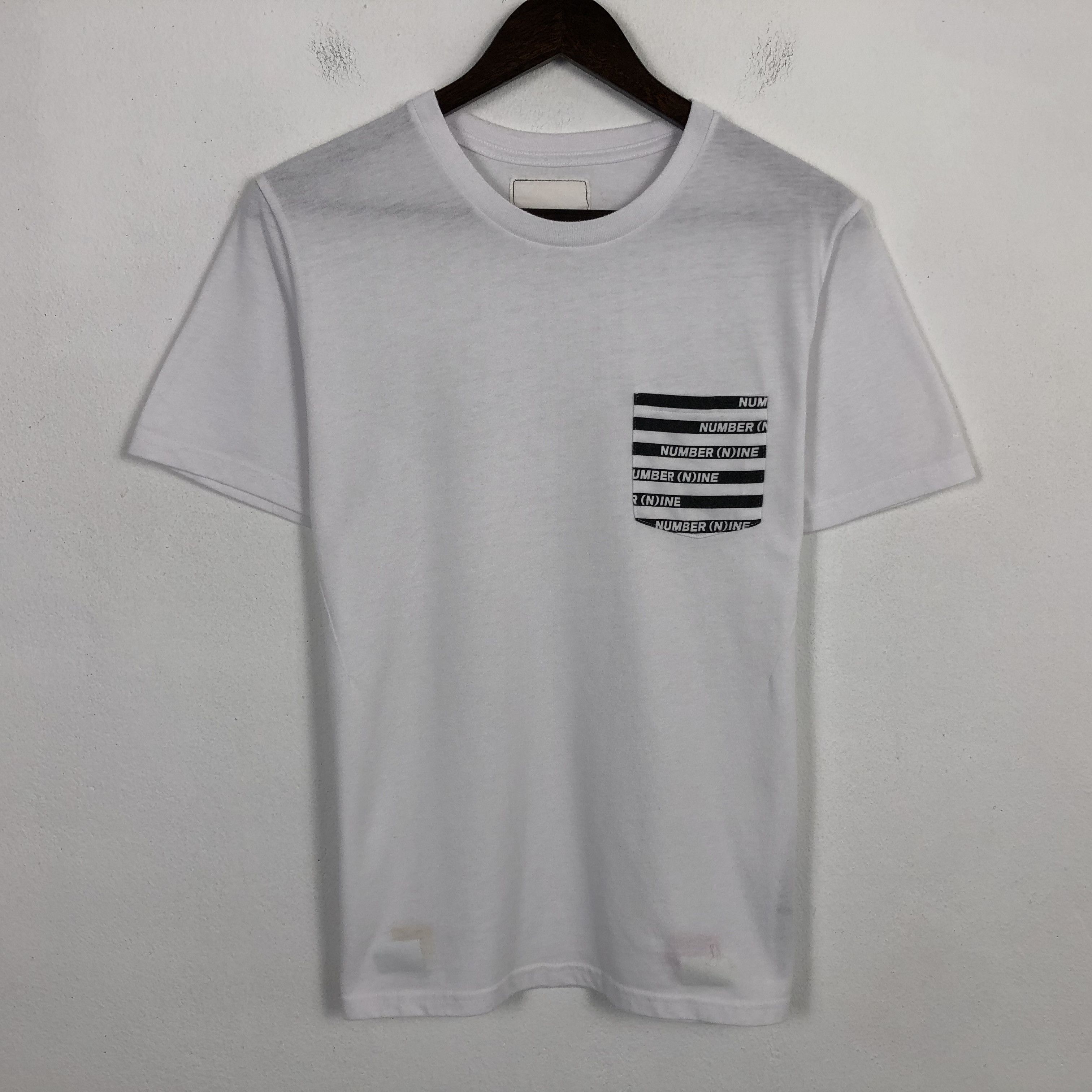 Vintage Number Single Pocket T-shirt