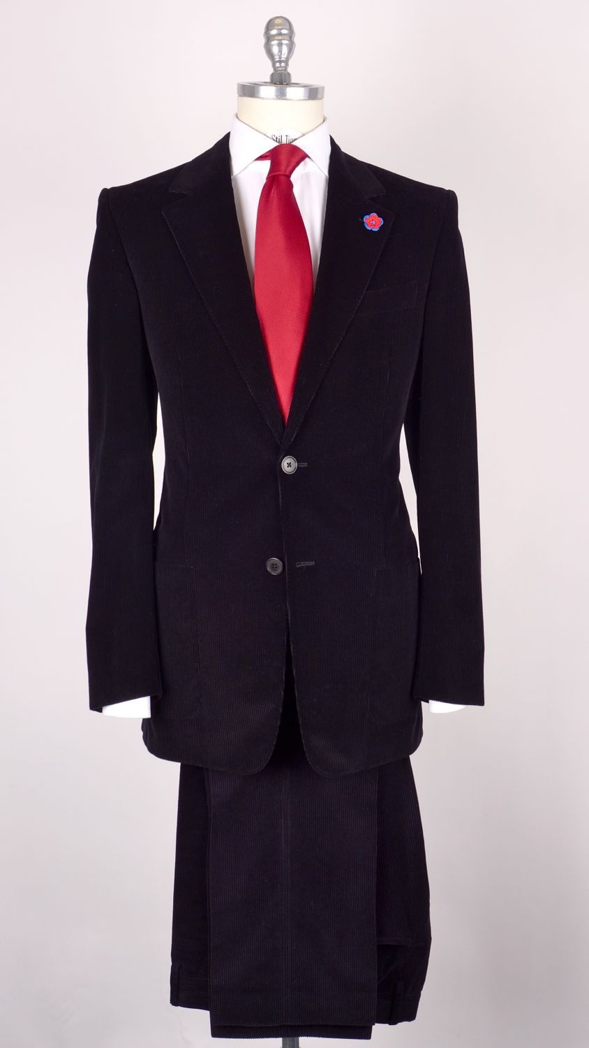 LV Louis Vuitton Tailor Made Cord Suit Jacket Coat