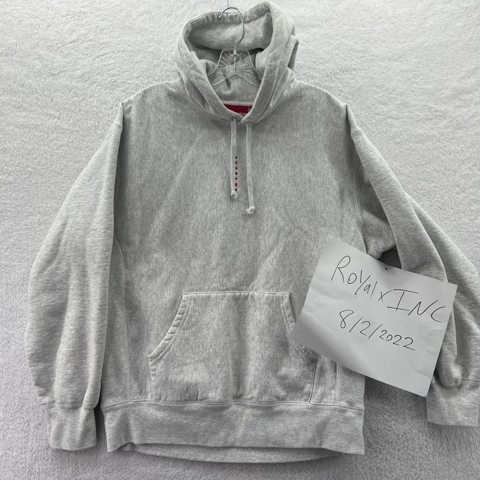 Supreme Supreme Micro Logo Hoodie Medium Gray FW20 | Grailed