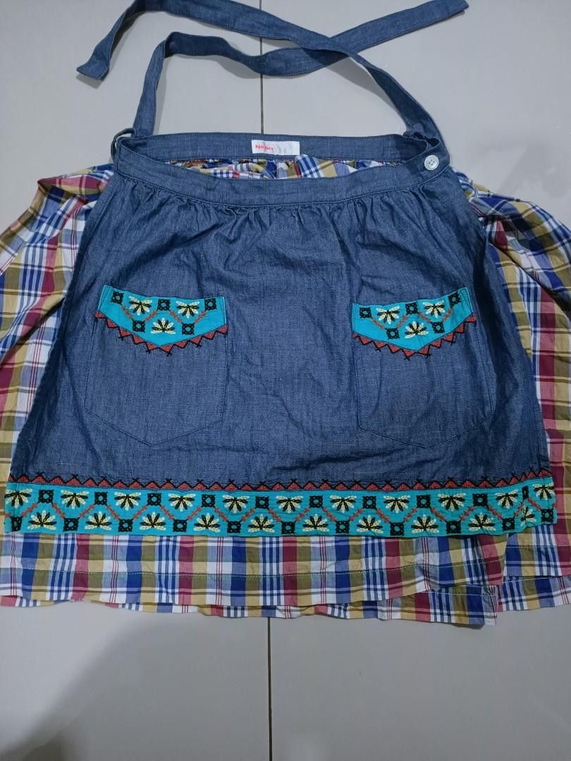 Issey Miyake Ne-net by Issey Miyake patchwork cooking apron dress Size US M / EU 48-50 / 2 - 2 Thumbnail
