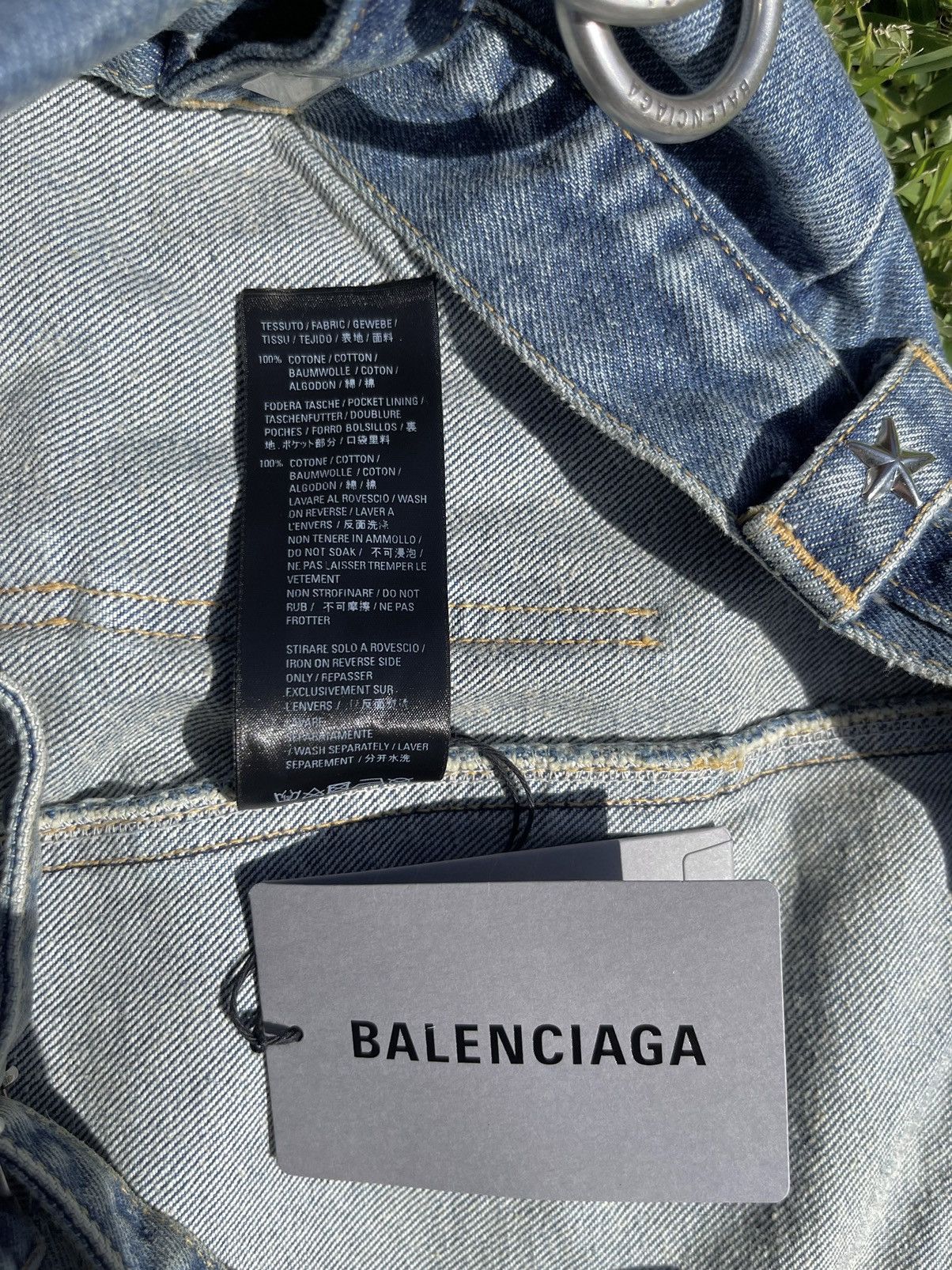 Balenciaga Balenciaga Raver wide leg heavy denim jeans size 29” (XS) |  Grailed