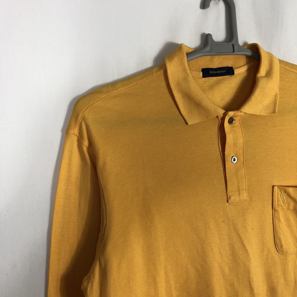 Designer × Vintage × Yves Saint Laurent Vintage Yves Saint Laurent Longsleeves Polos Shirts Size US L / EU 52-54 / 3 - 7 Thumbnail