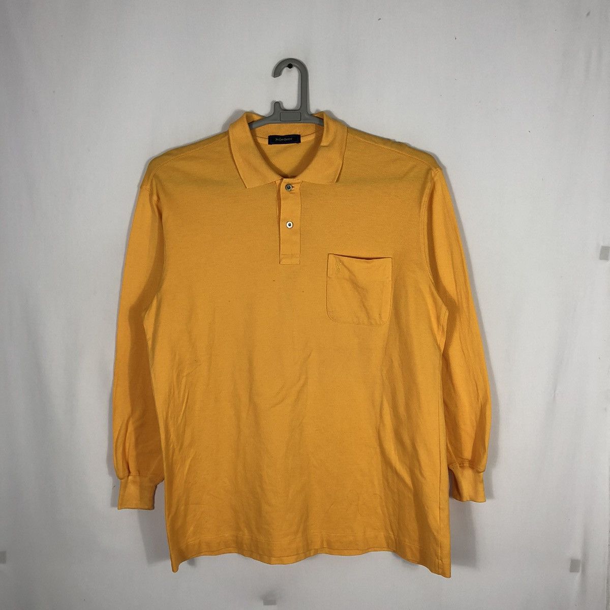 Designer × Vintage × Yves Saint Laurent Vintage Yves Saint Laurent Longsleeves Polos Shirts Size US L / EU 52-54 / 3 - 1 Thumbnail